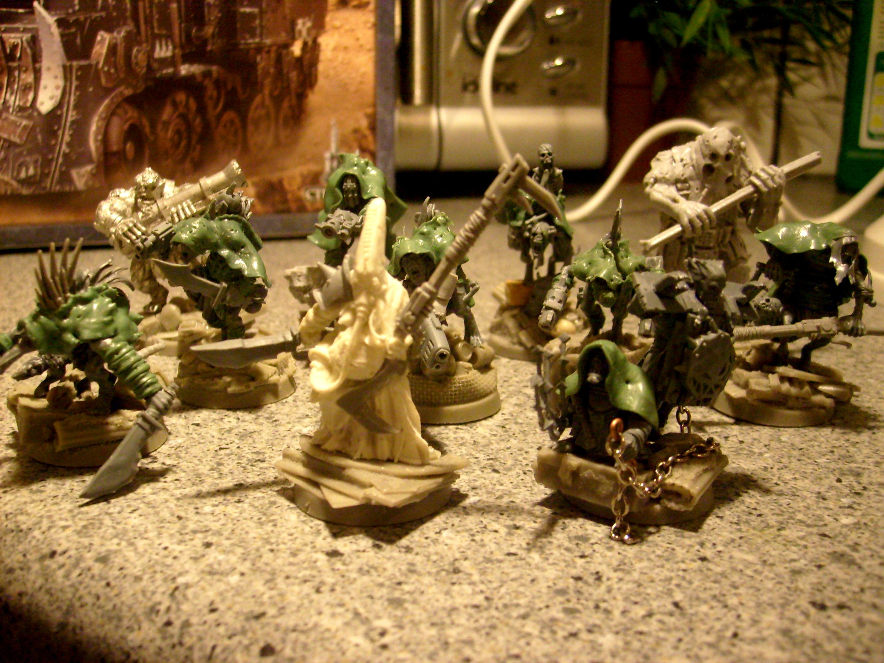 Greenstuff, Necromunda, Scavvy Gang 1, Work In Progress