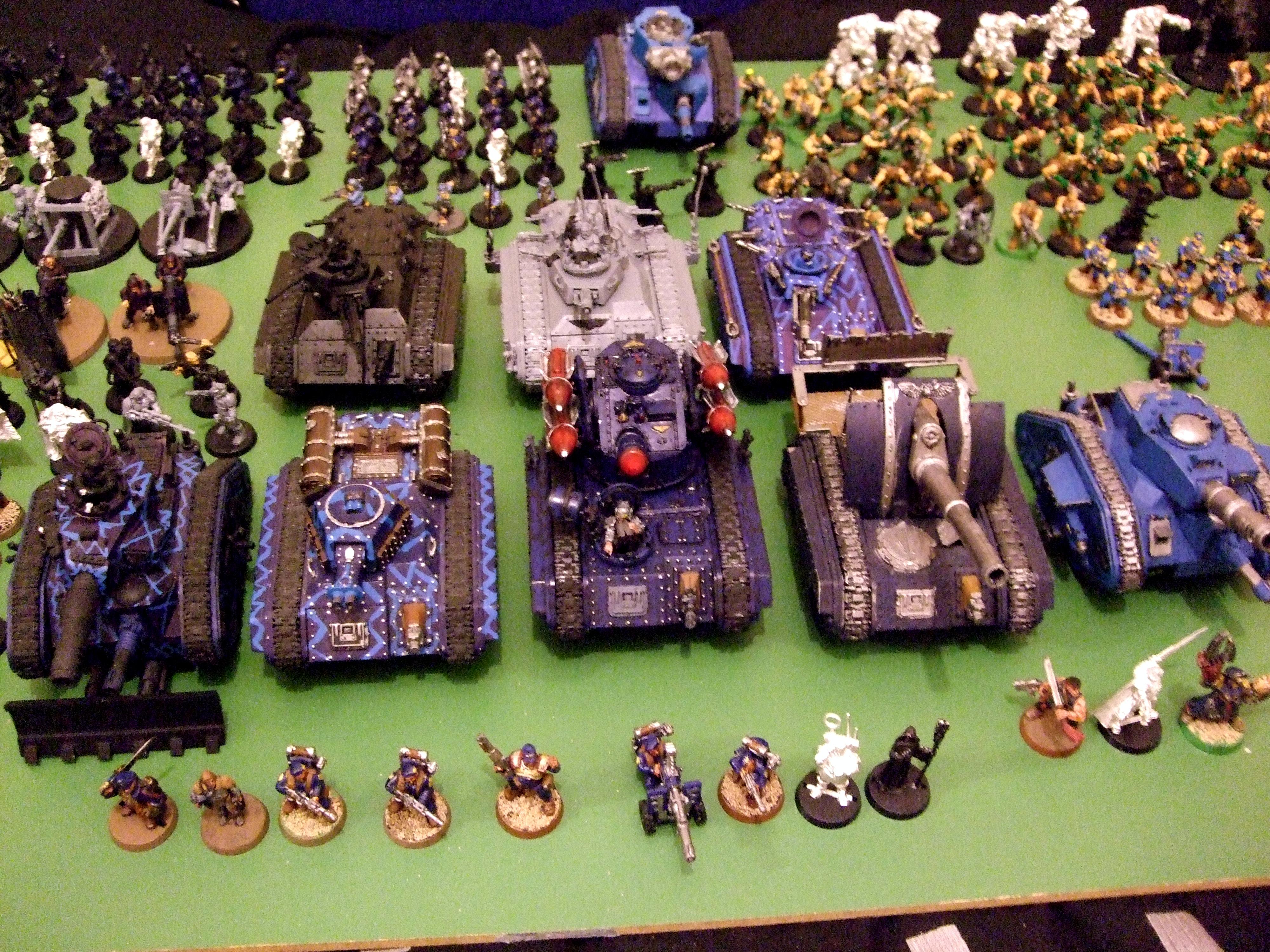 Cadians, Catachans, Imperial Guard, Manticore, Mordians, Tank