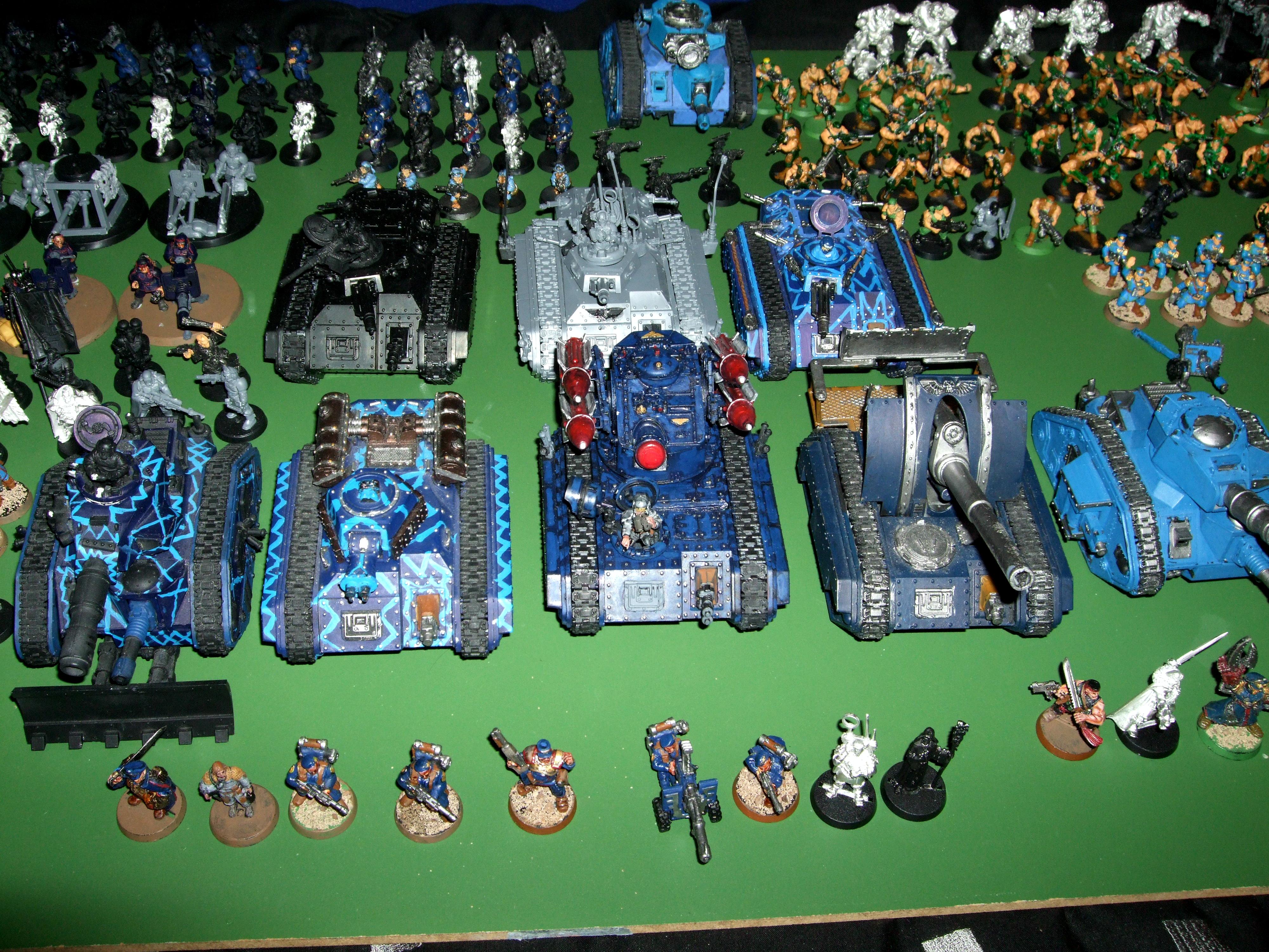 Basilisk, Cadians, Catachans, Imperial Guard, Manticore, Mordians, Tank