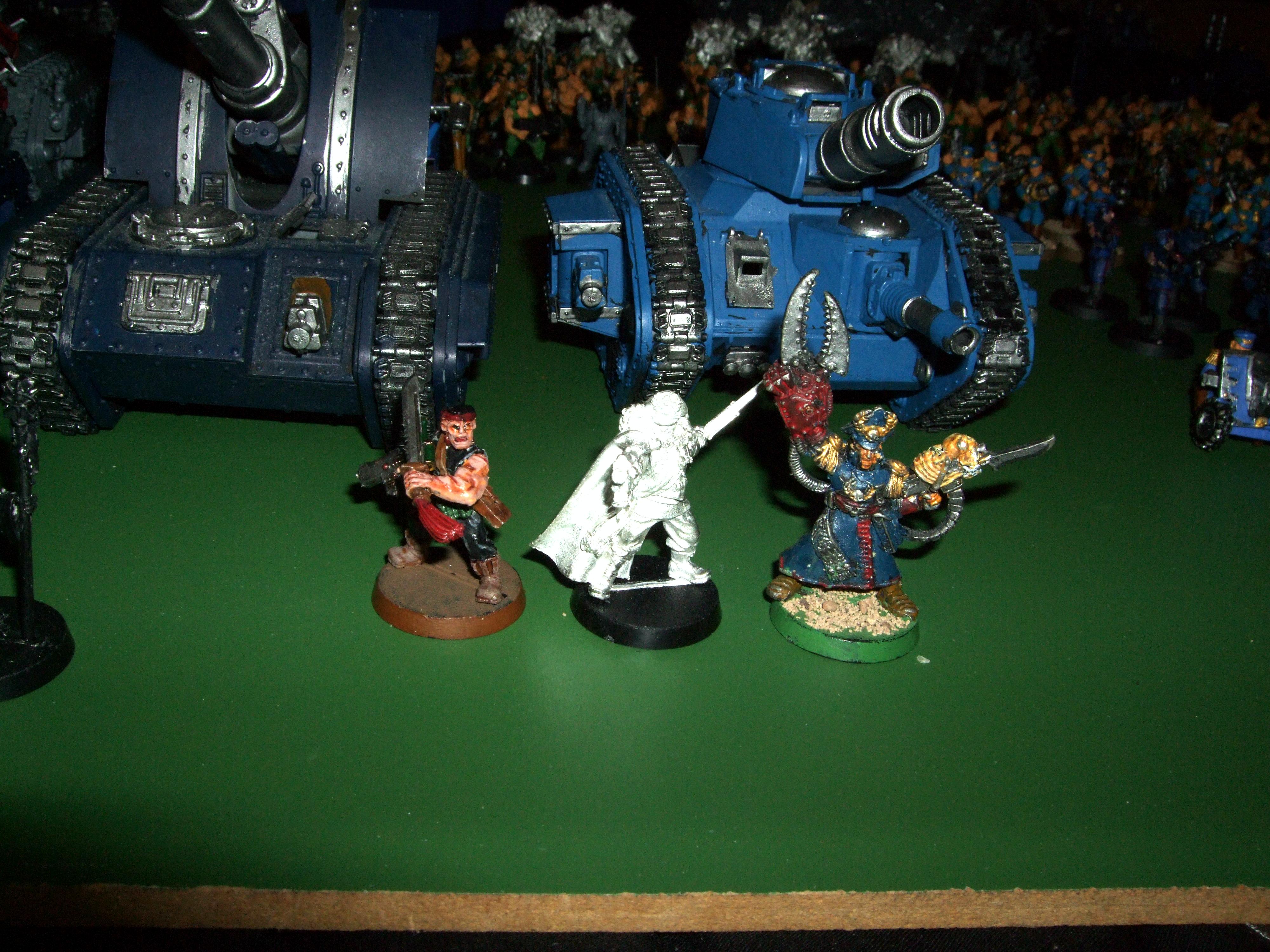 Cadians, Catachans, Imperial Guard, Infantry, Manticore, Mordians, Tank, Vendetta