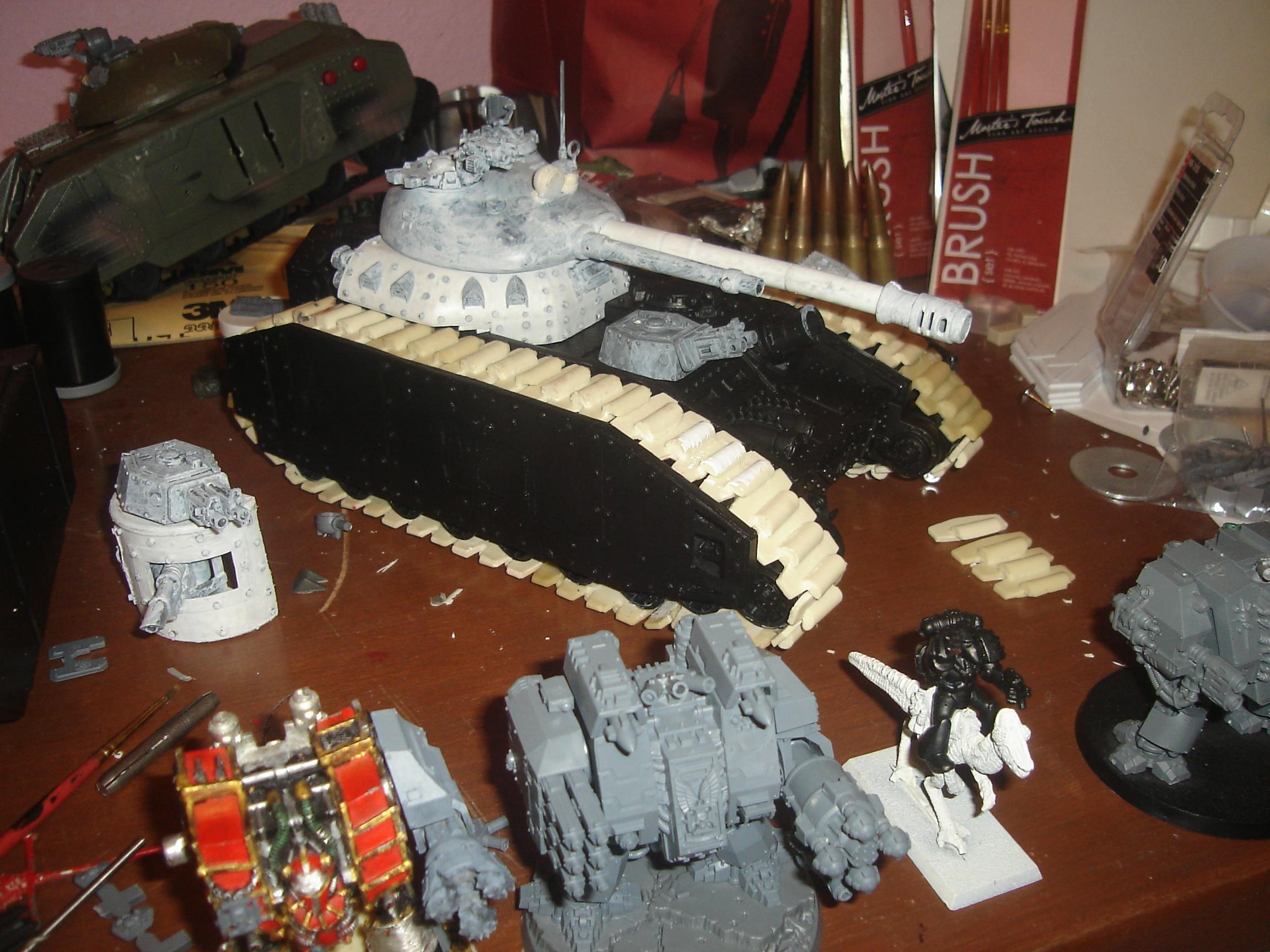 Baneblade, Fellblade Super Heavy Tank, Imperial Guard, Scratch Build