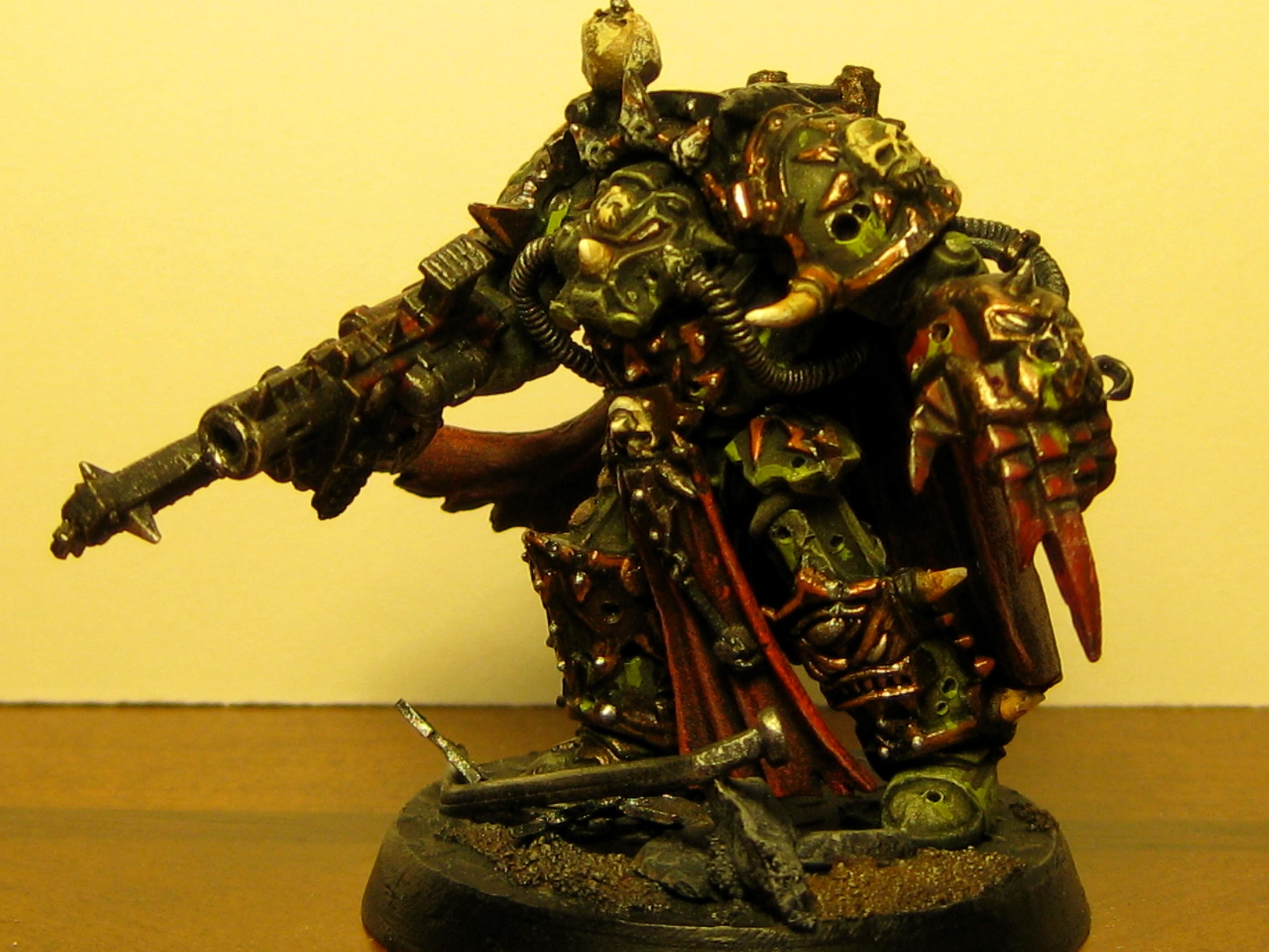 Chaos, Chaos Lord, Chaos Space Marines, Terminator Armor, Warhammer 40,000