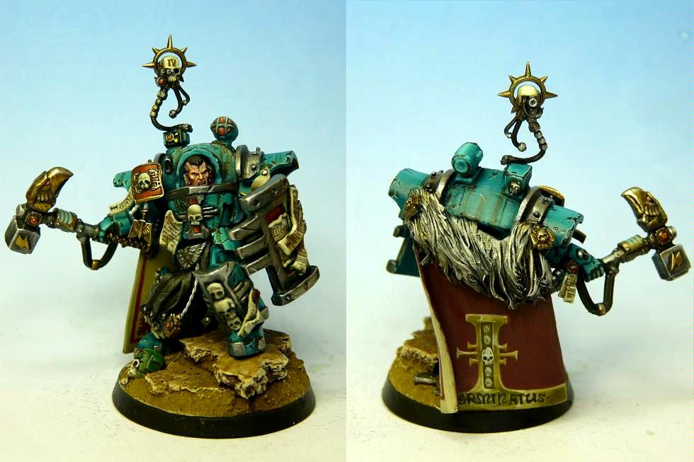 Daemonhunters, Great Paintjob, Inquisition, Inquisitor, Ordo Malleus, Space Marines, Terminator Armor, Warhammer 40,000