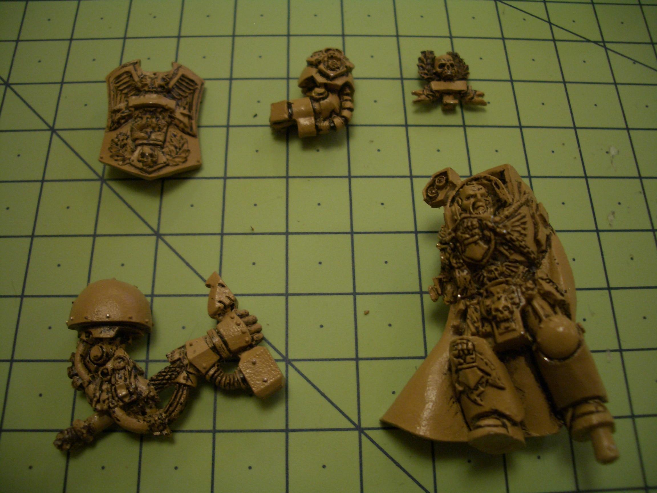 Captain Lysander, Dorn, Imperial Fists, Warhammer 40,000, Work In Progress, Yellow Space Marines