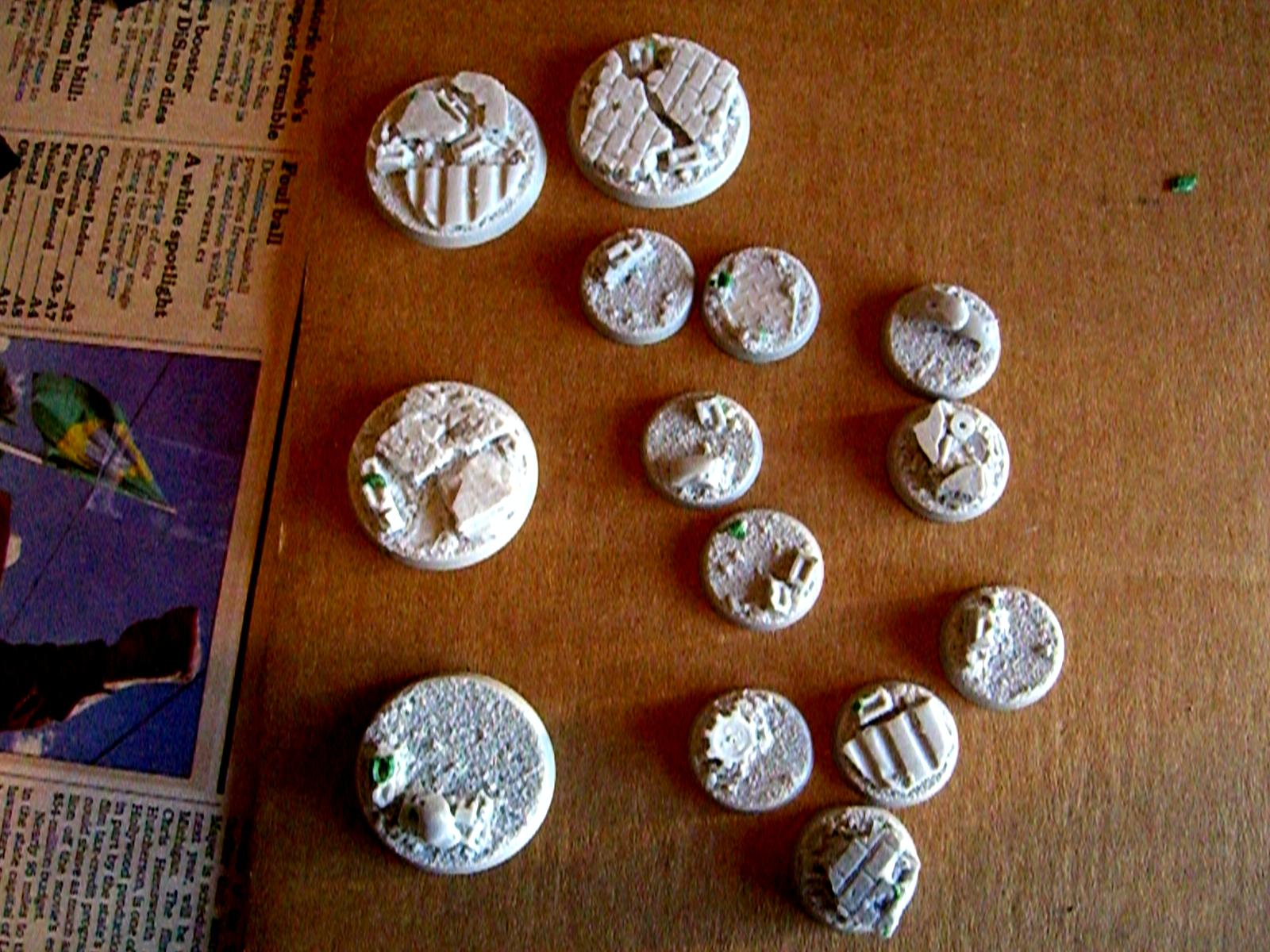 assorted bases for the daemons