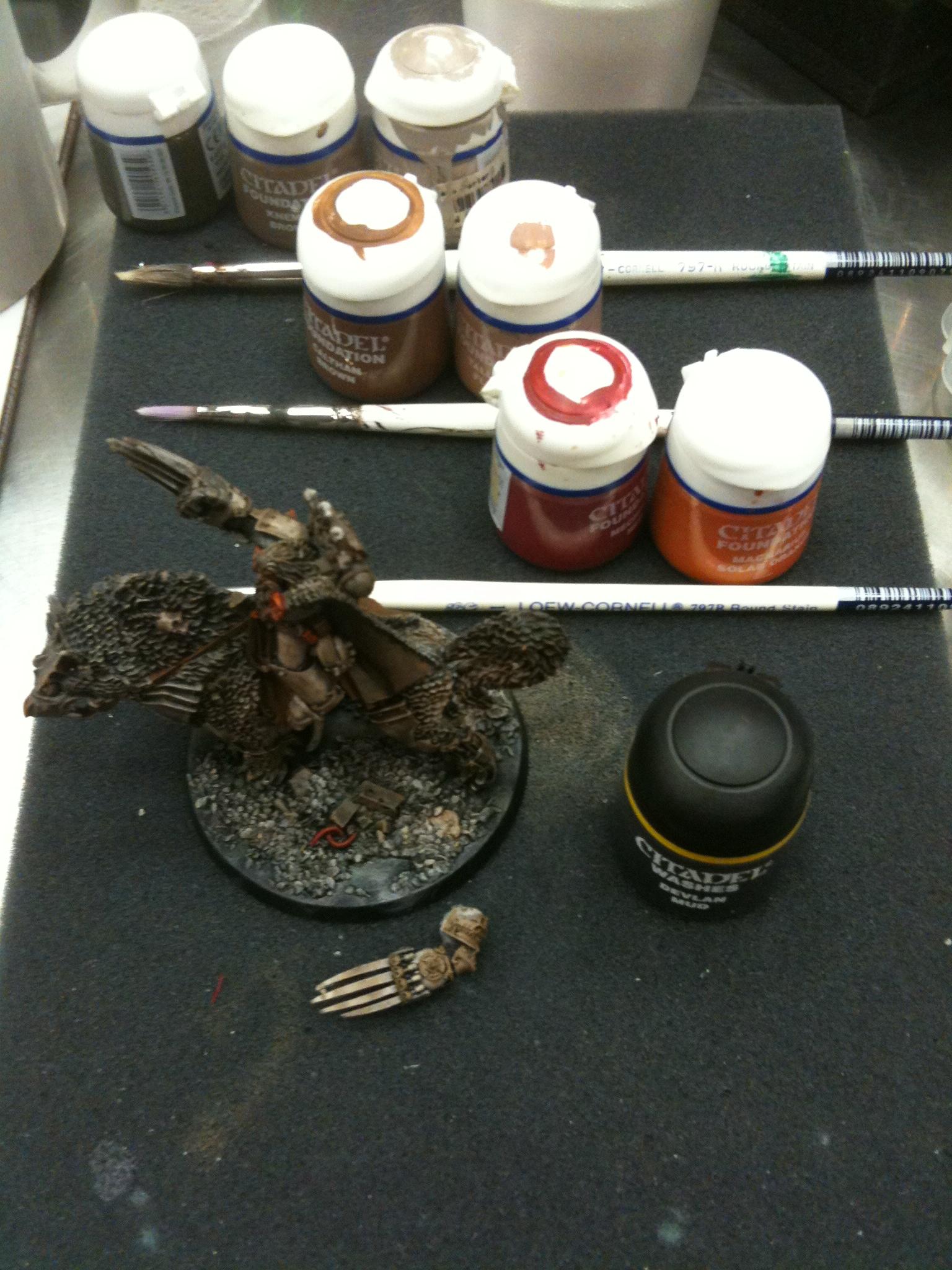 canis stages, paint, brushes
