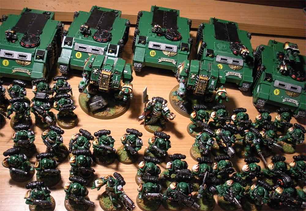 Army, Salamanders, Space Marines, Warhammer 40,000
