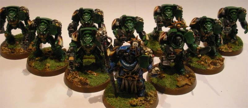 Librarian, Salamanders, Space Marines, Terminator Armor
