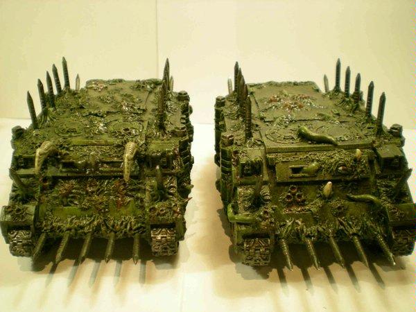Chaos Space Marines, Darius, Nurgle, Rhino