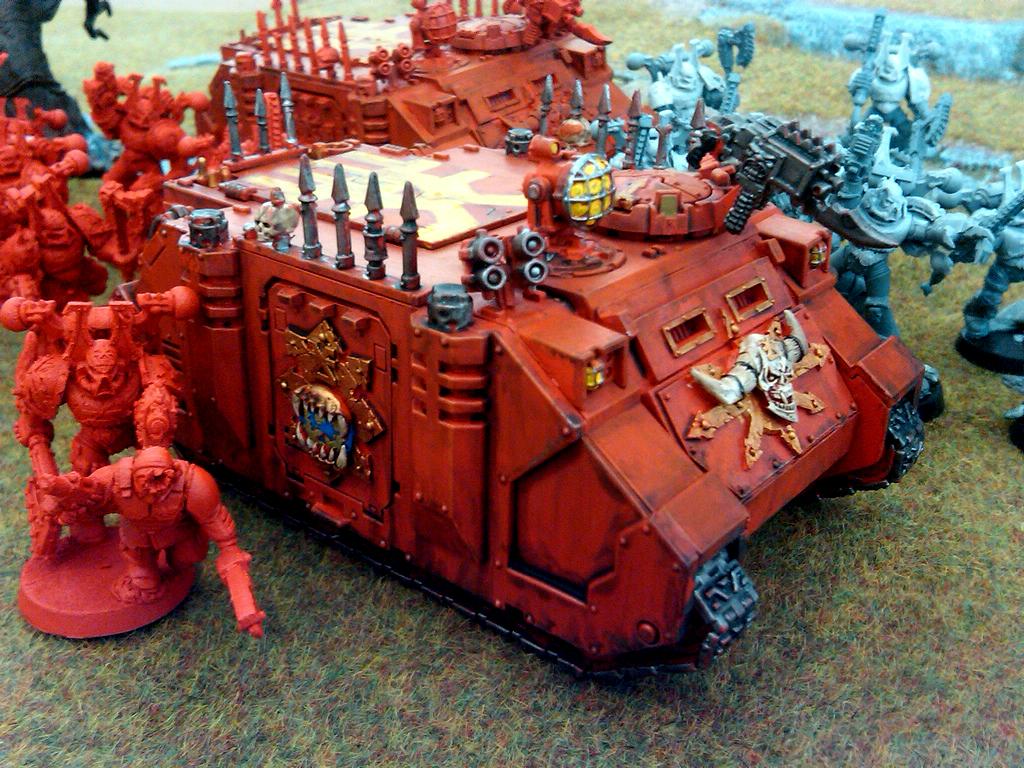 Khorne Rhino WIP 2A