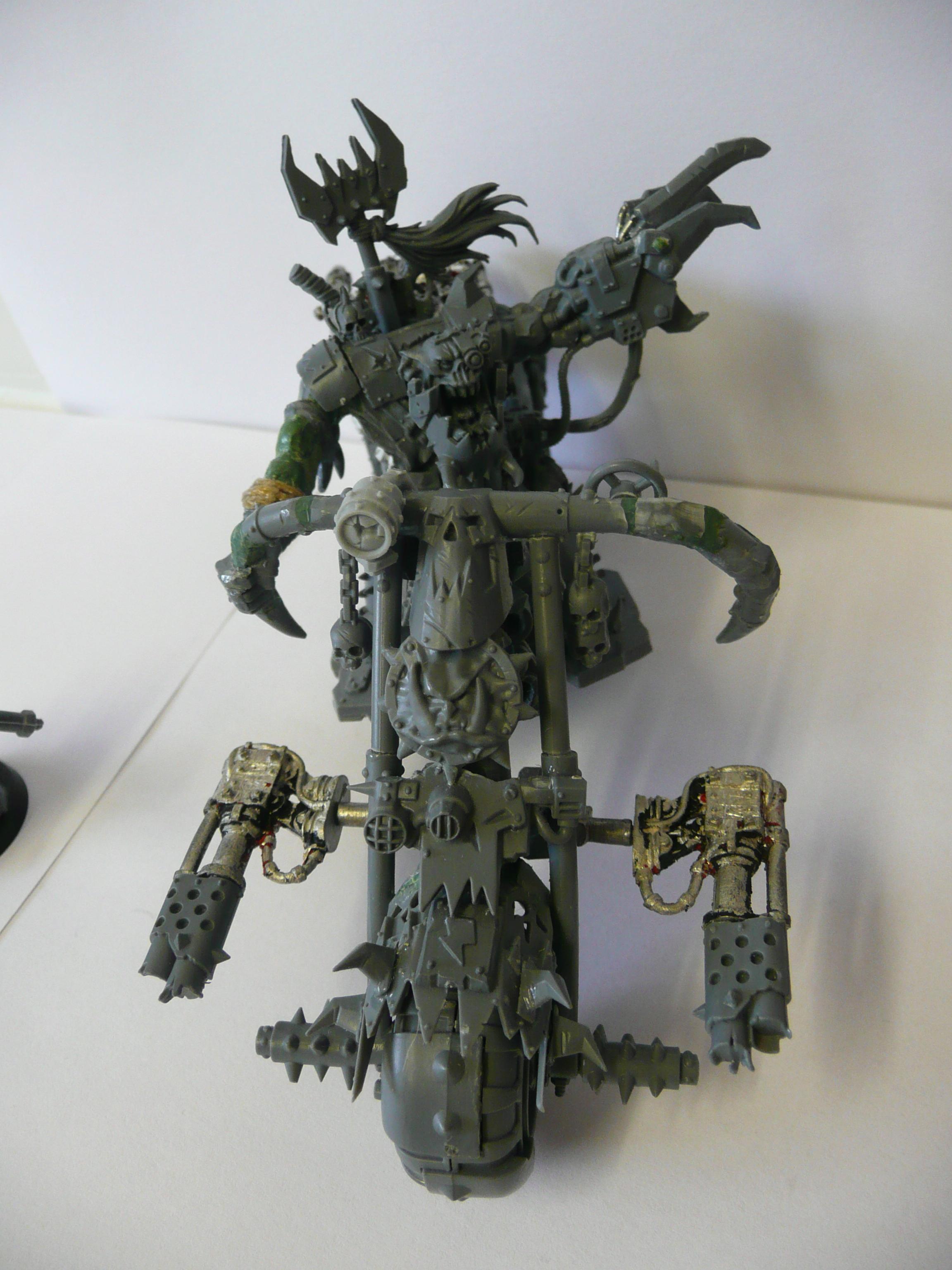 Bike, Conversion, Orks, Warbike, Warboss, Wazdakka Gutsmek, Wazdakka Warbike Warboss, Wazzdakka