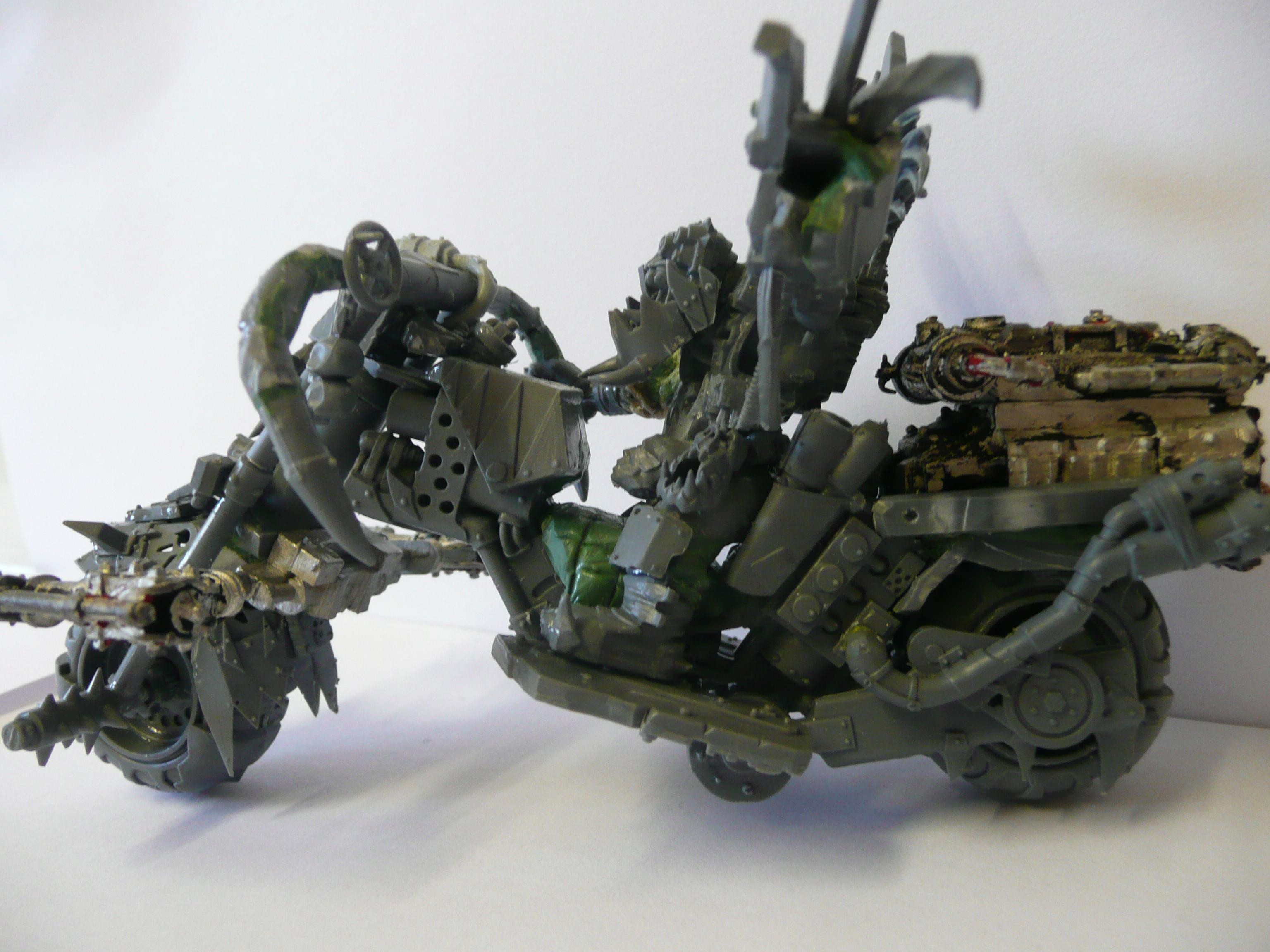 Bike, Conversion, Warboss, Wazdakka Warbike Warboss, Wazzdakka