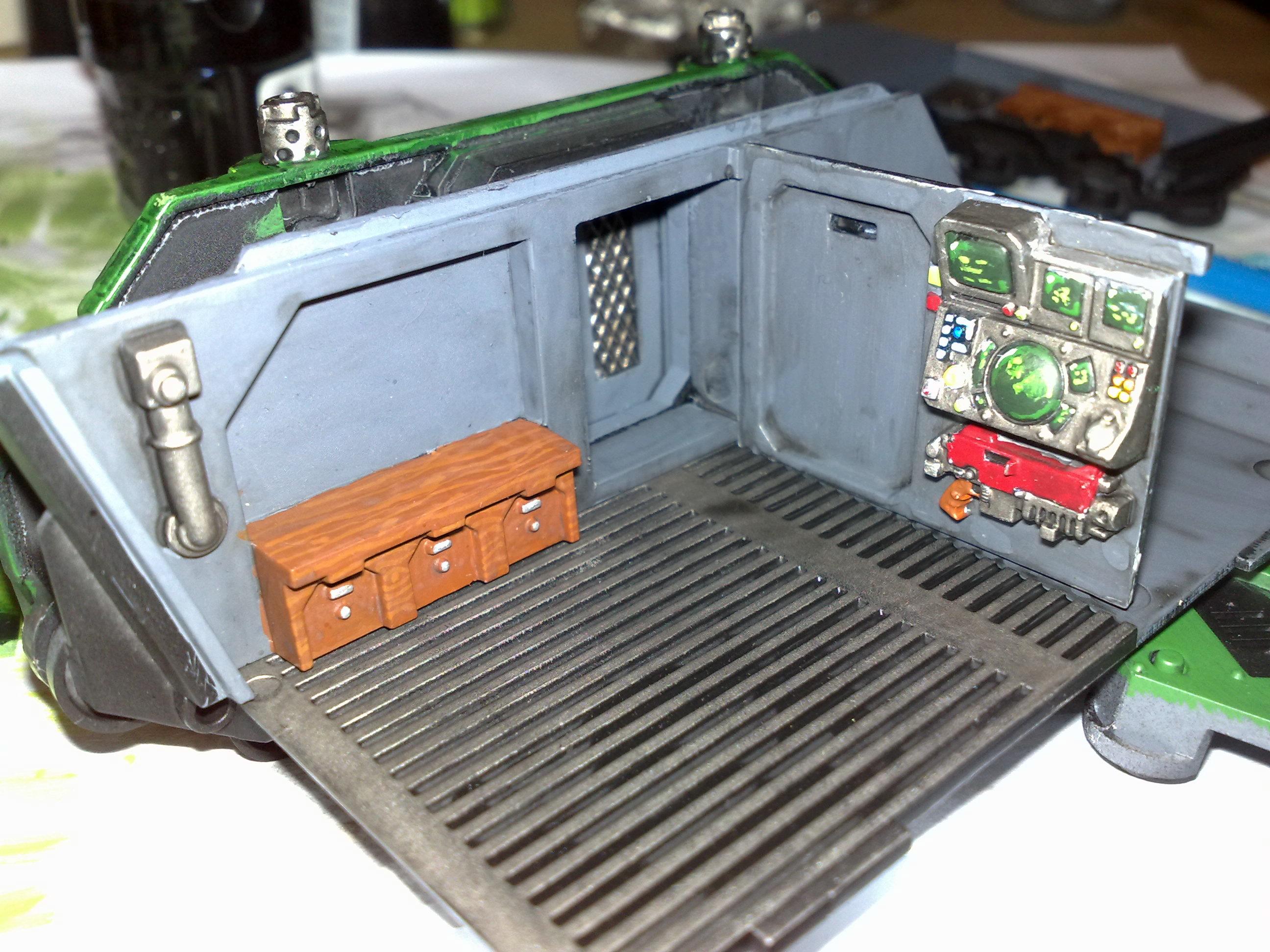 WIP Rhino interior (crew compartment)
