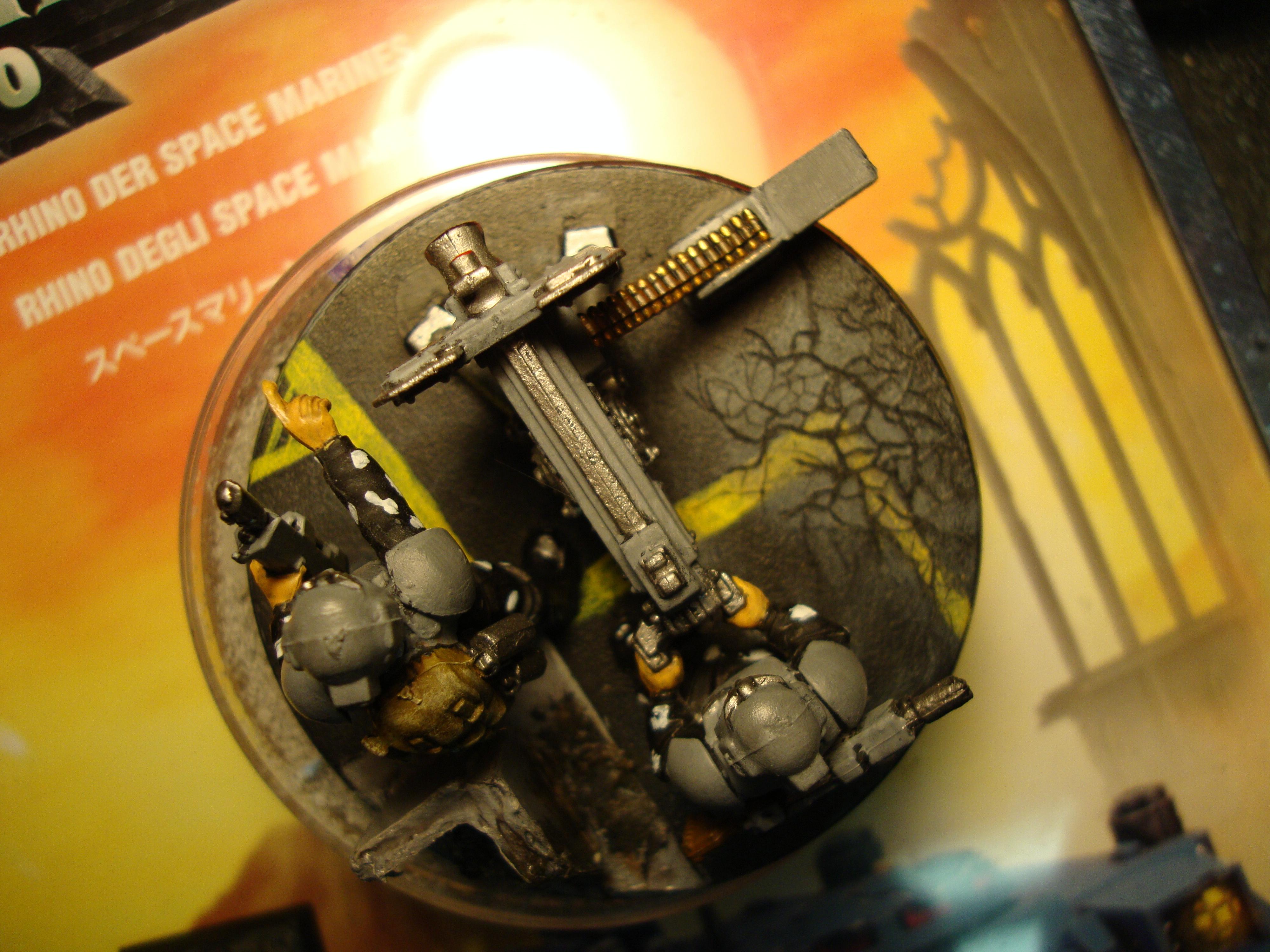 Imperial Guard, Heavy Bolter team base