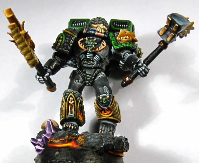 Chaplain, Salamanders, Space Marines
