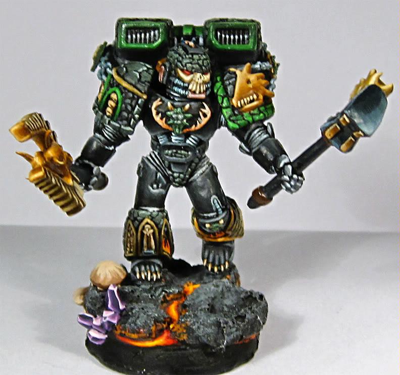 Saladmander, Salamanders sculpted jump chaplain