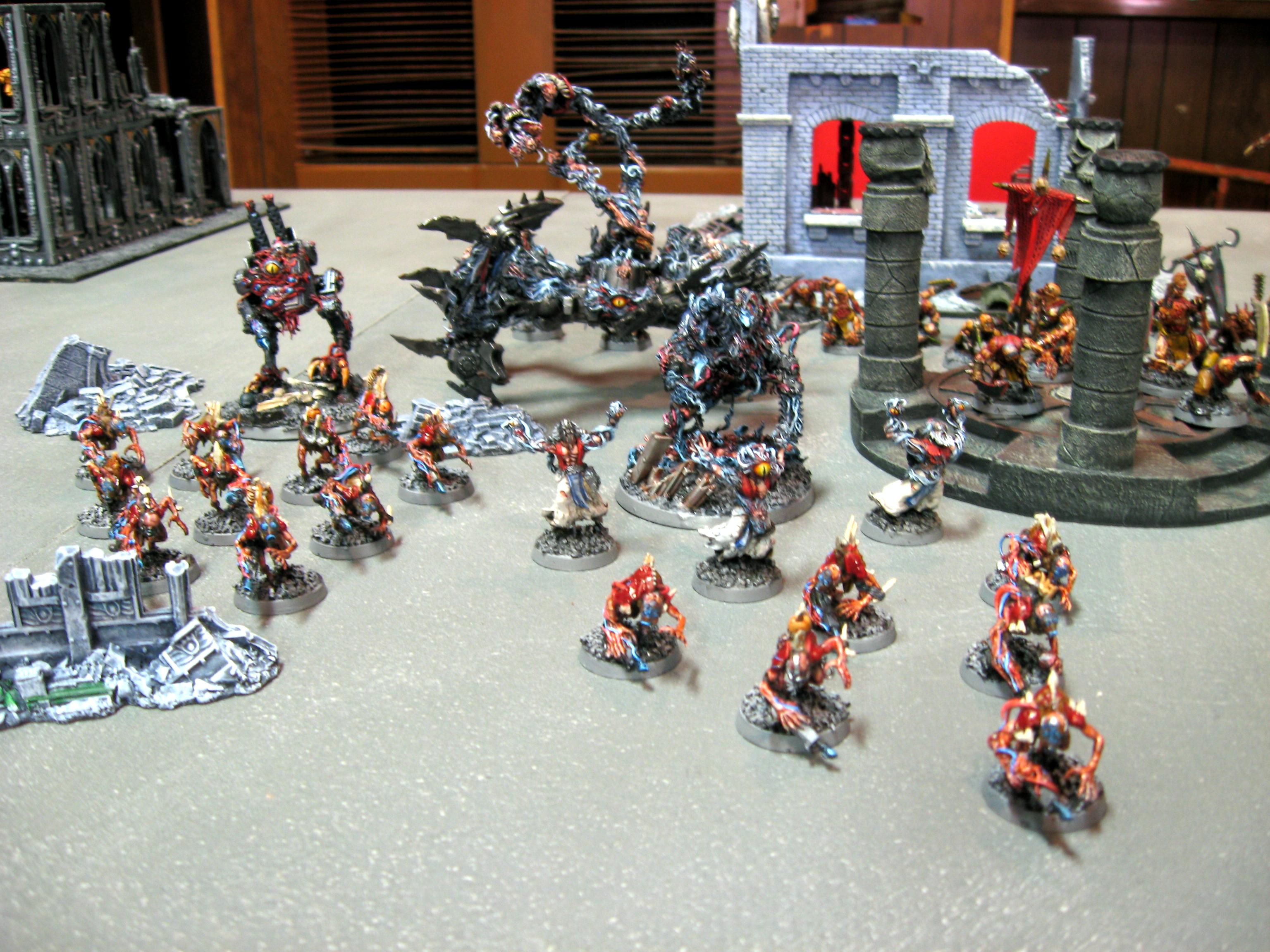 Chaos Daemons, Conversion, Daemons, Horrors, Lord Of Change, Soul Grinder, Tzeentch