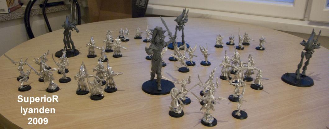 Avatar, Eldar, Iyanden, Superior, Work In Progress, Wraithguard, Wraithlord