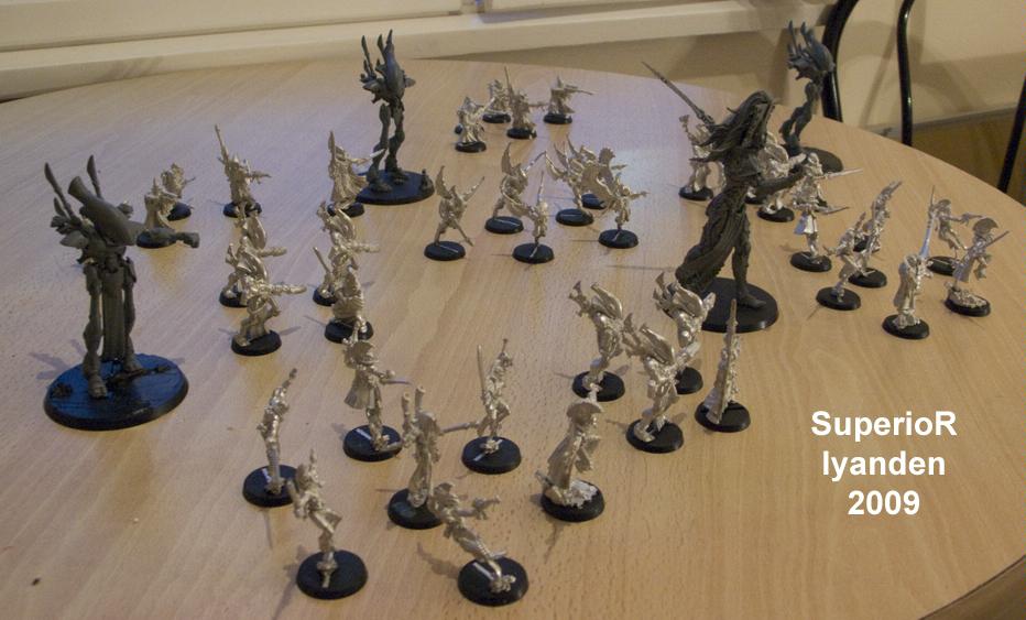 Avatar, Eldar, Iyanden, Superior, Work In Progress, Wraithguard, Wraithlord