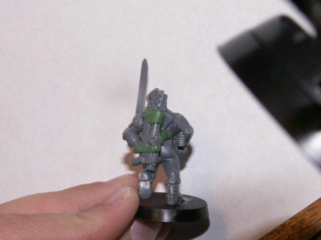 back of the leader
