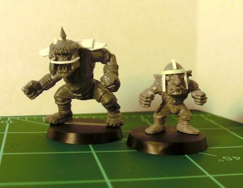 BB Orc Lineman #3 and Goblin #2