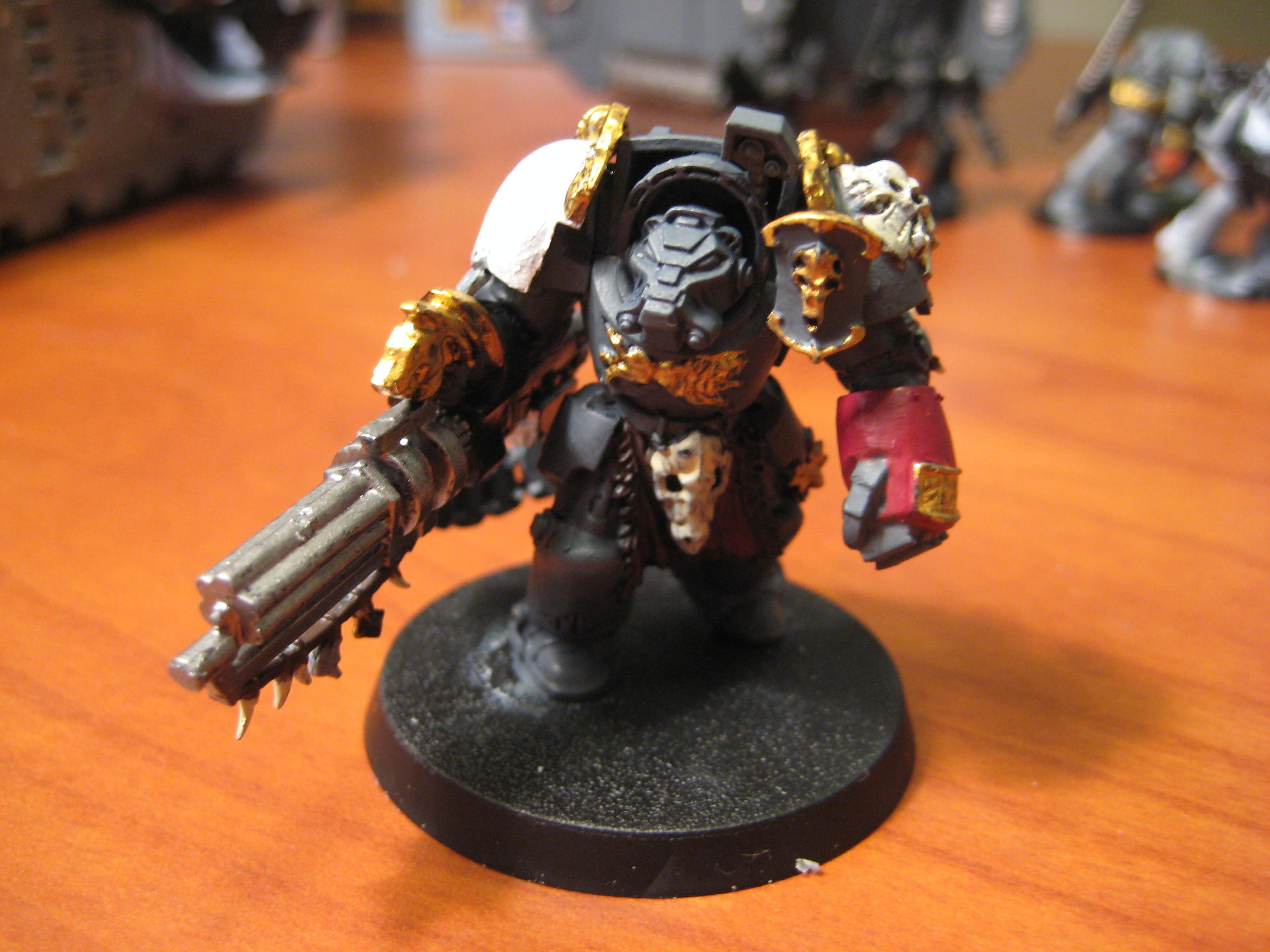 Assault Cannon, Space Wolves, Terminator Armor, Wolf Guard