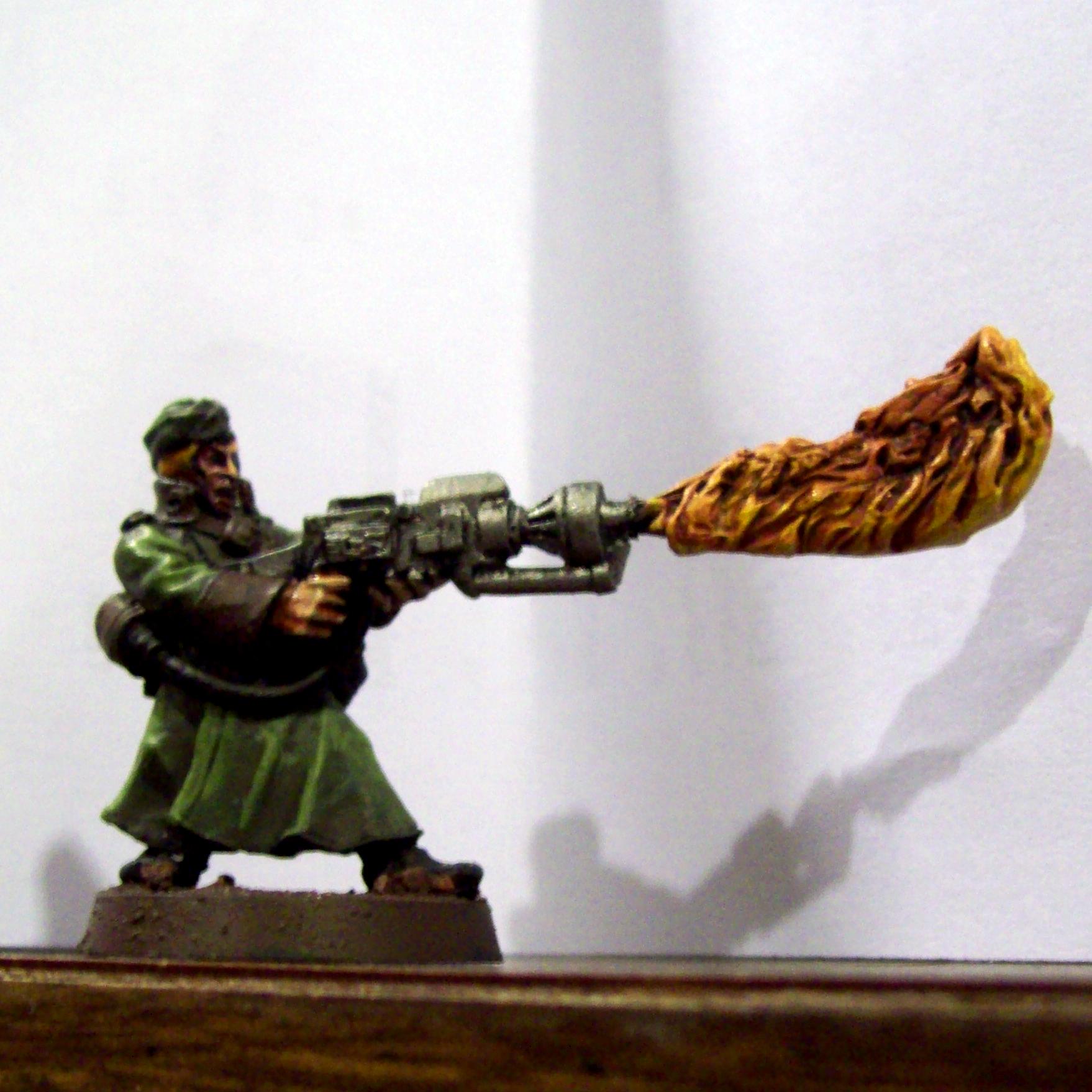 Flamer, Flames, Imperial Guard, Valhallans