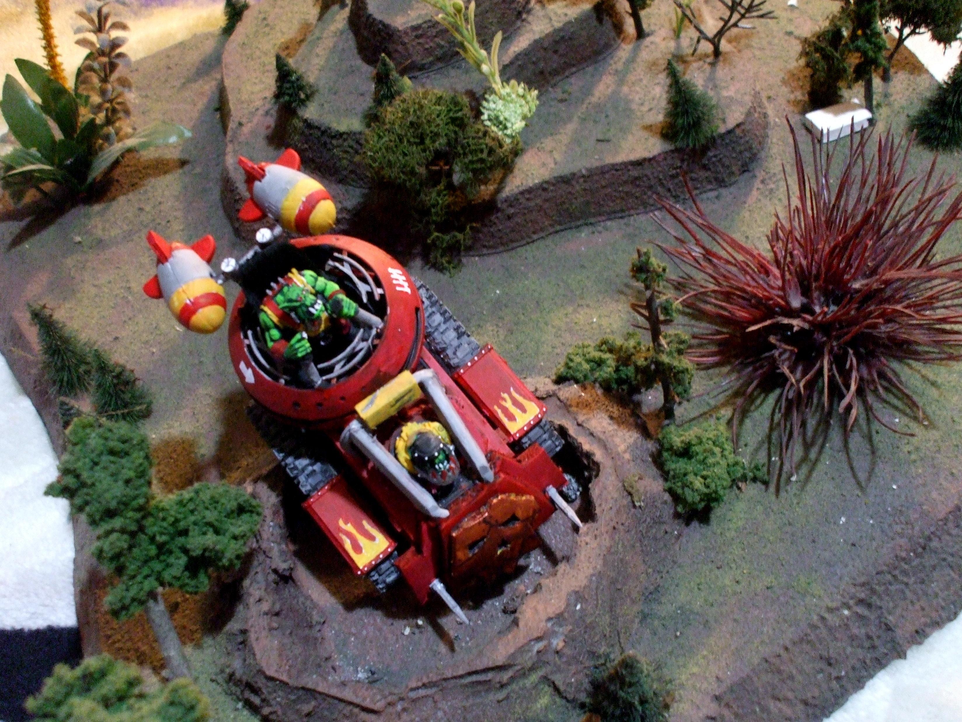 Custom, Orks, Red, waagghh