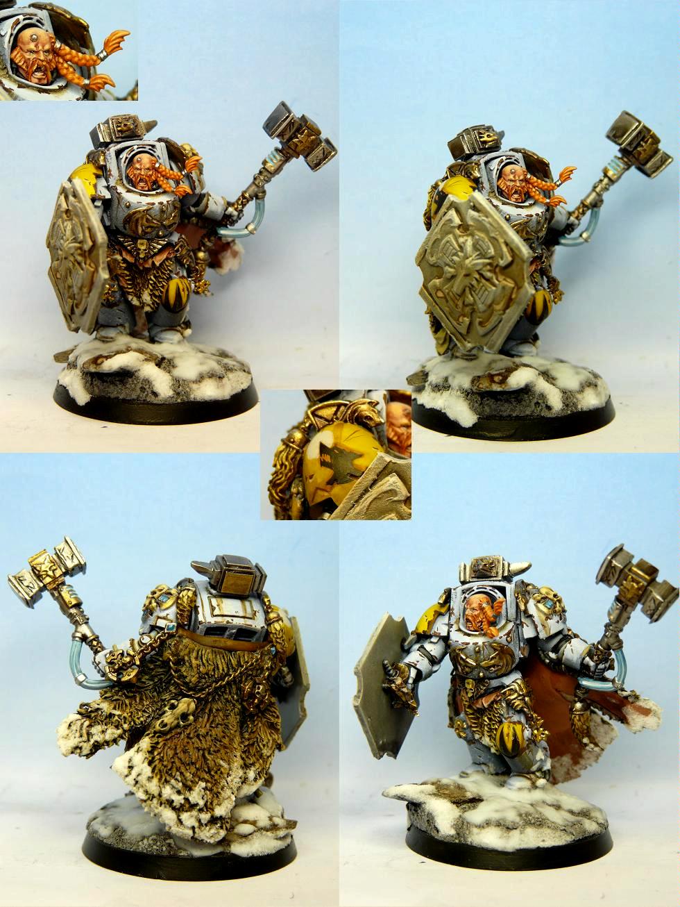 Arjac Rock Fist, Space Marines, Space Wolves, Terminator Armor