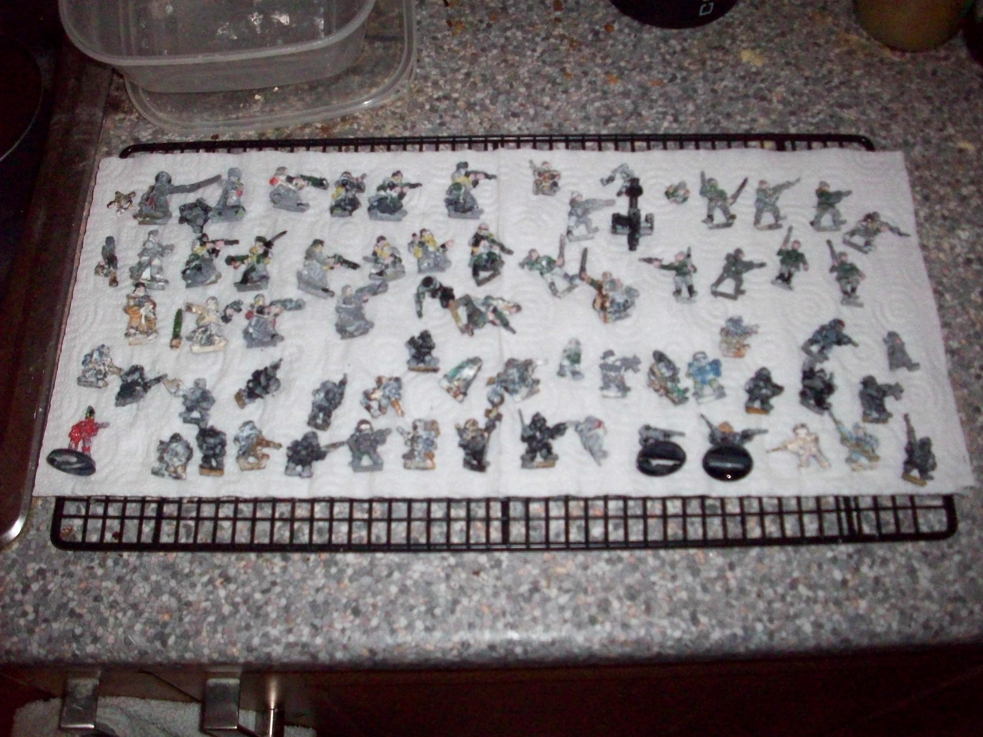 Models part-stripped