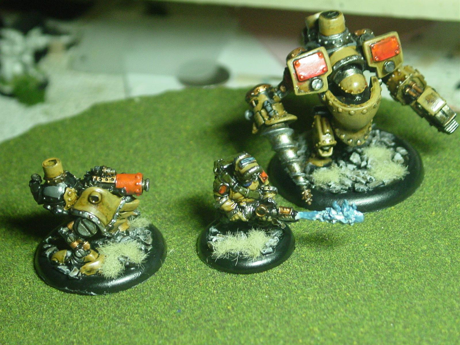 Warmachine, Mercenaries, Searforge, Thor Steinhammer, Ghordsen Driller, Gunner