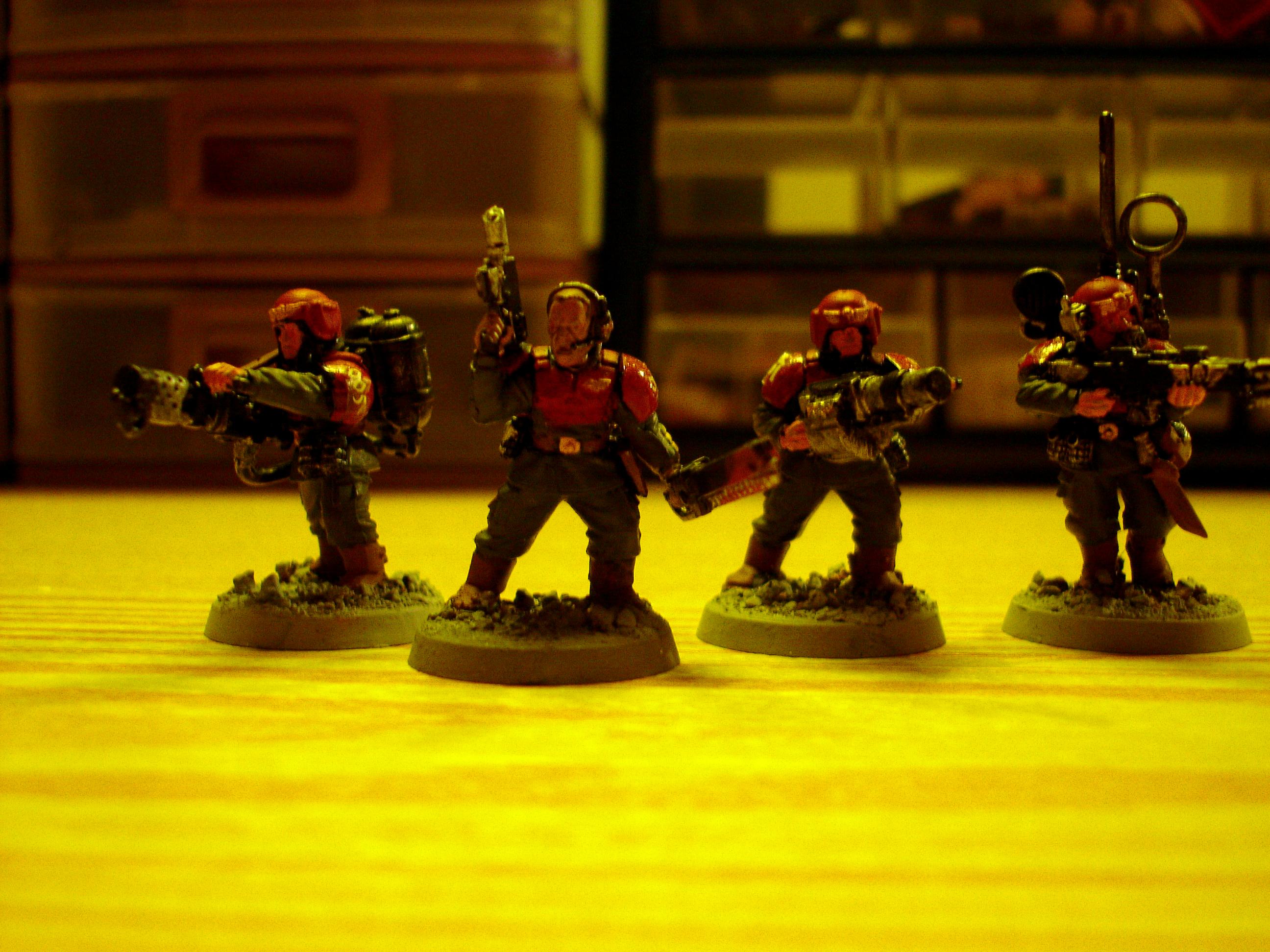 Sargent, flamer, VOX, grenade launcher