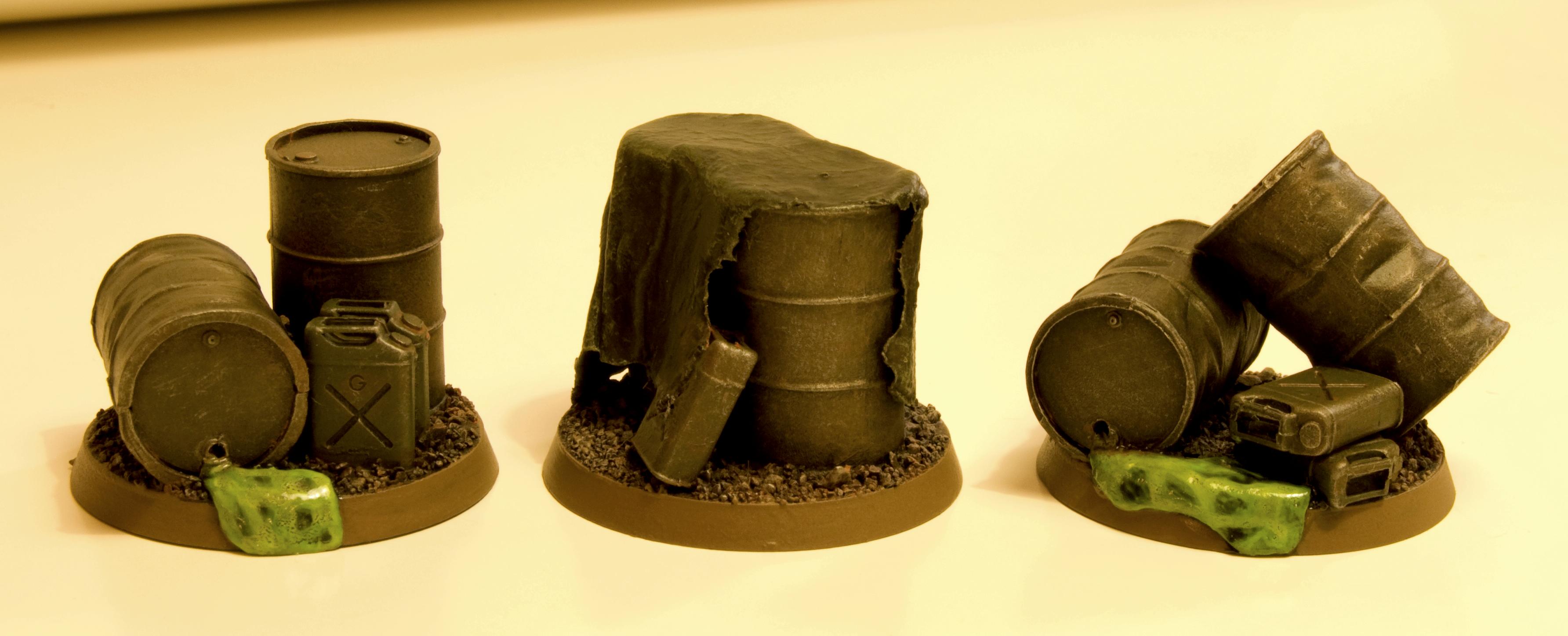 Barrels, Nurgle Medecin, Objective Marker, Terrian, Toxic Dump, Warhammer 40,000