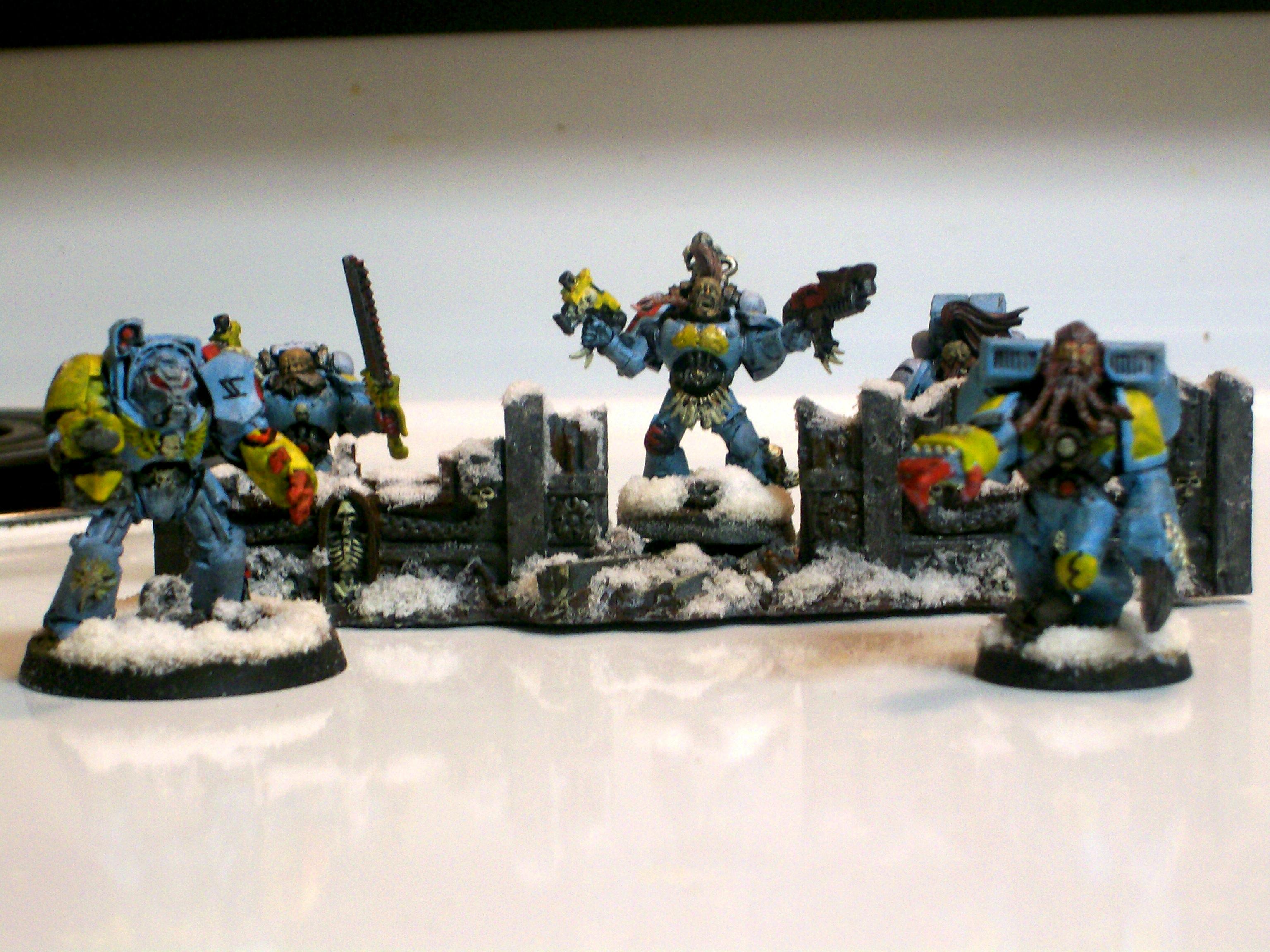 Snow, Space Marines, Space Wolves, Wolves