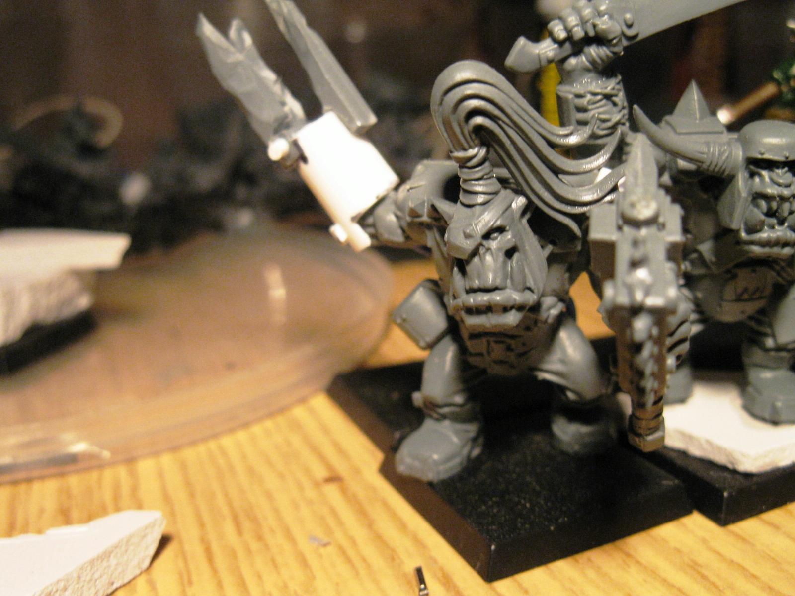 Black Orks, Lost Boys, Orks, Painting, Work In Progress