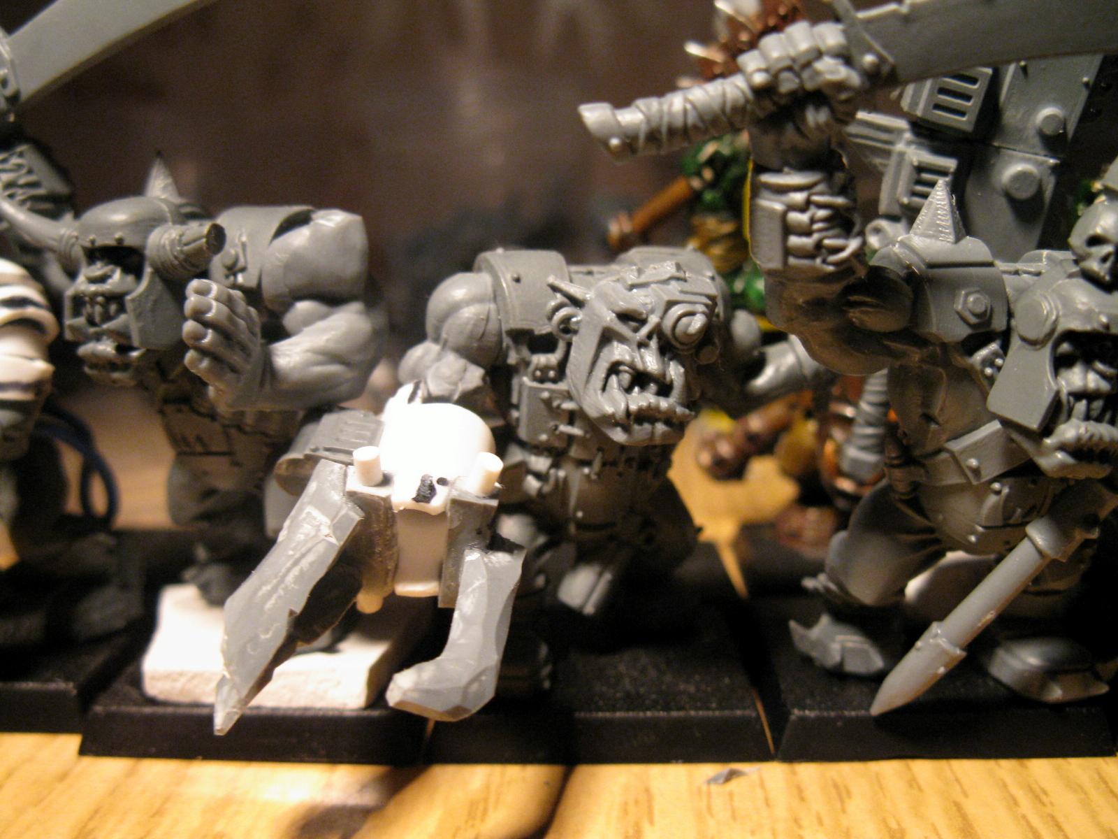 Black Orks, Lost Boys, Nob, Orks, Painting, Powerklaw, Work In Progress
