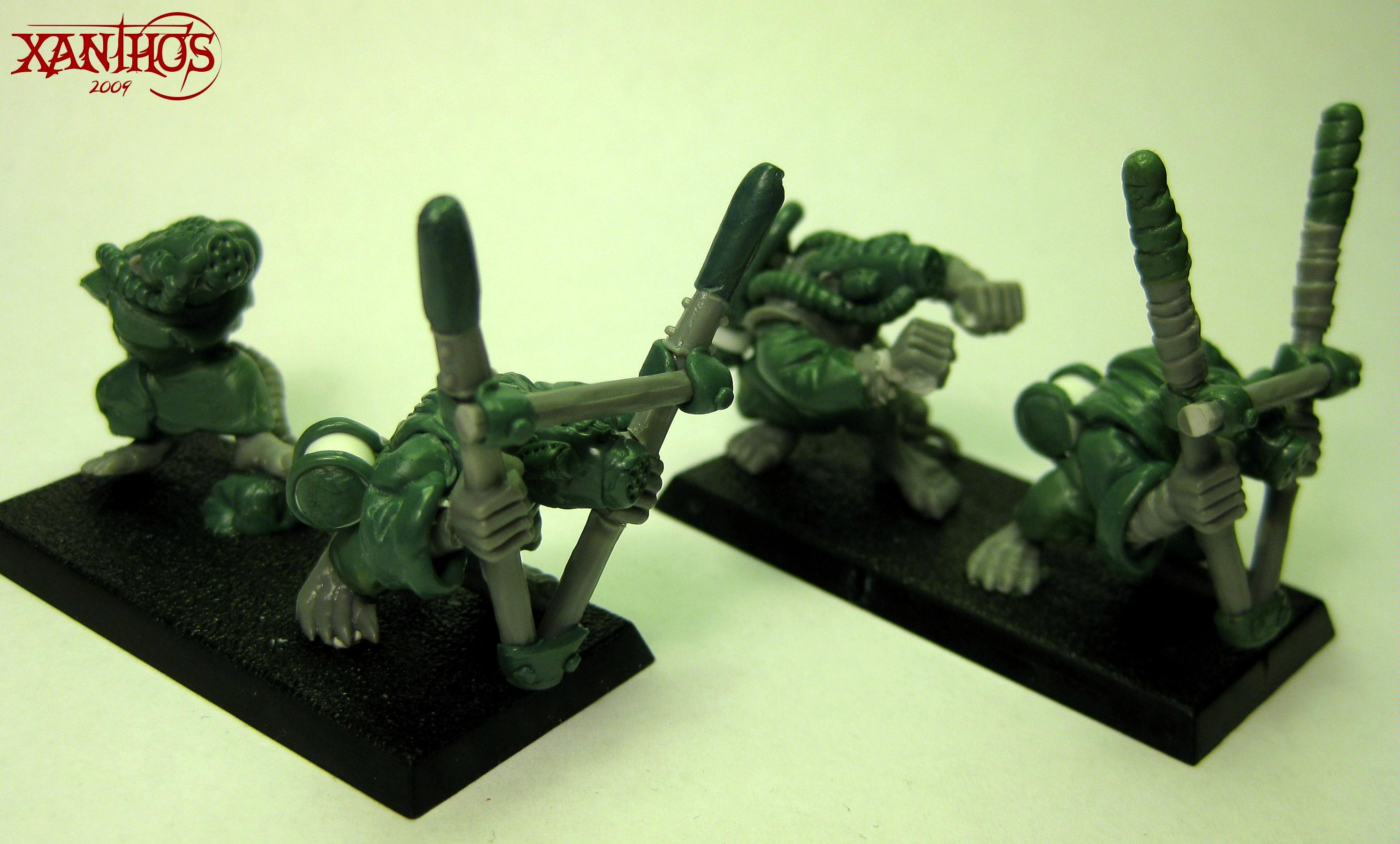 Conversion, Globadier, Greenstuff, Skaven, Work In Progress