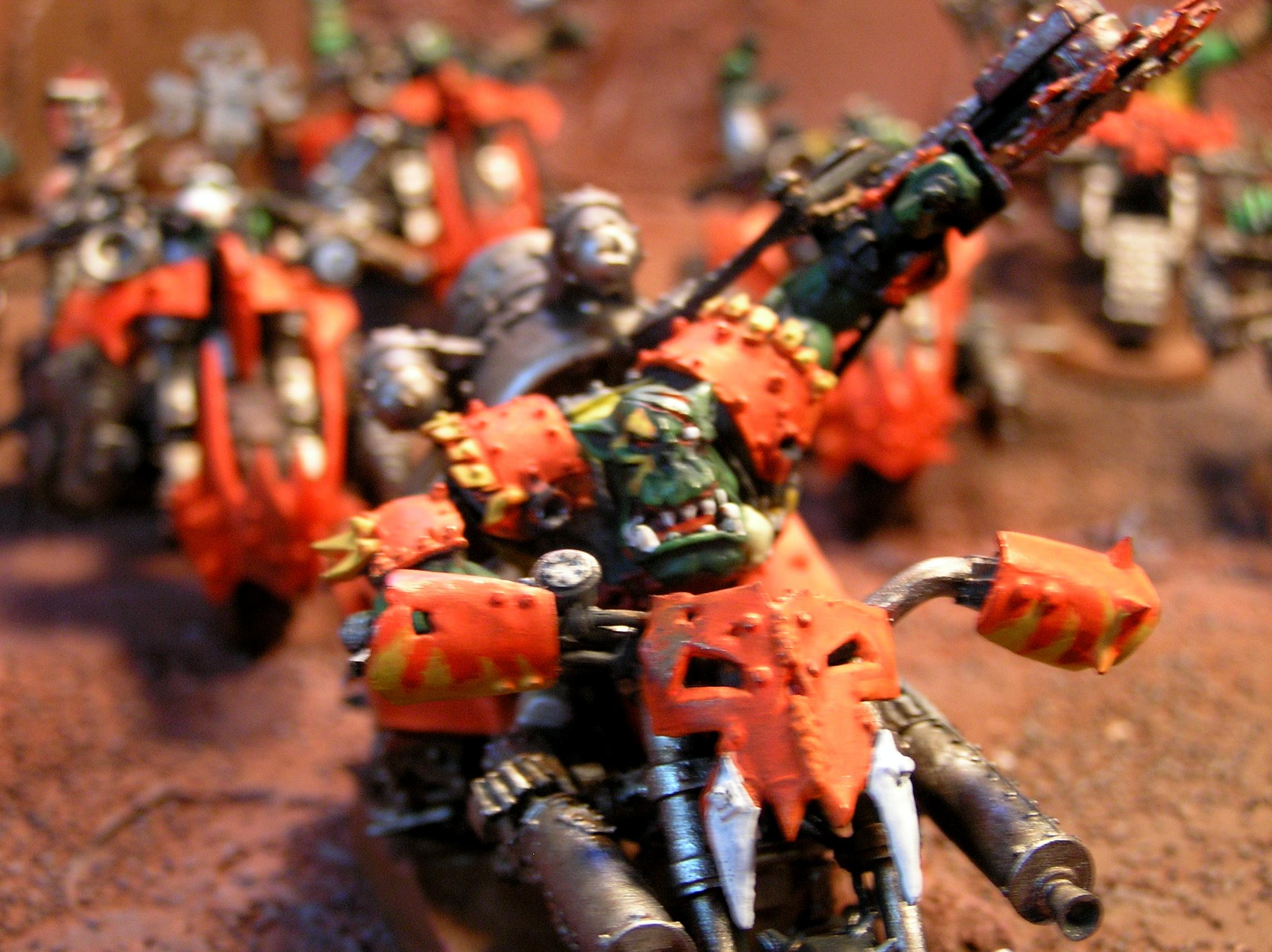 Cataclysm Studios, Orks, Warbike, Warboss