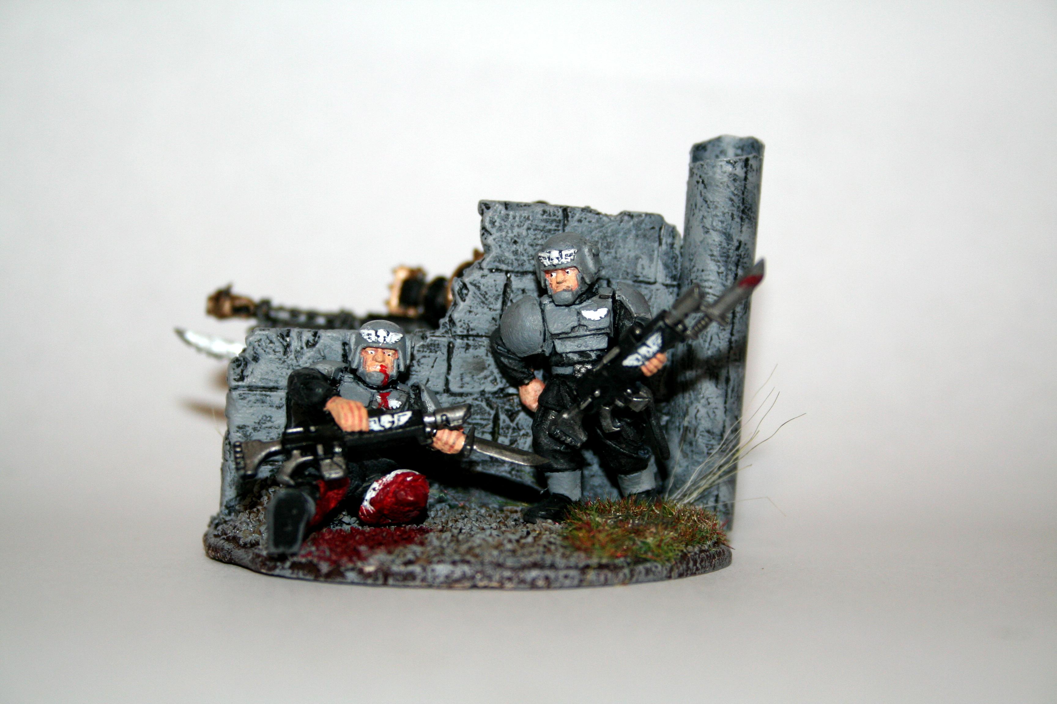 Chaos, Diorama, Imperial Guard, Marker