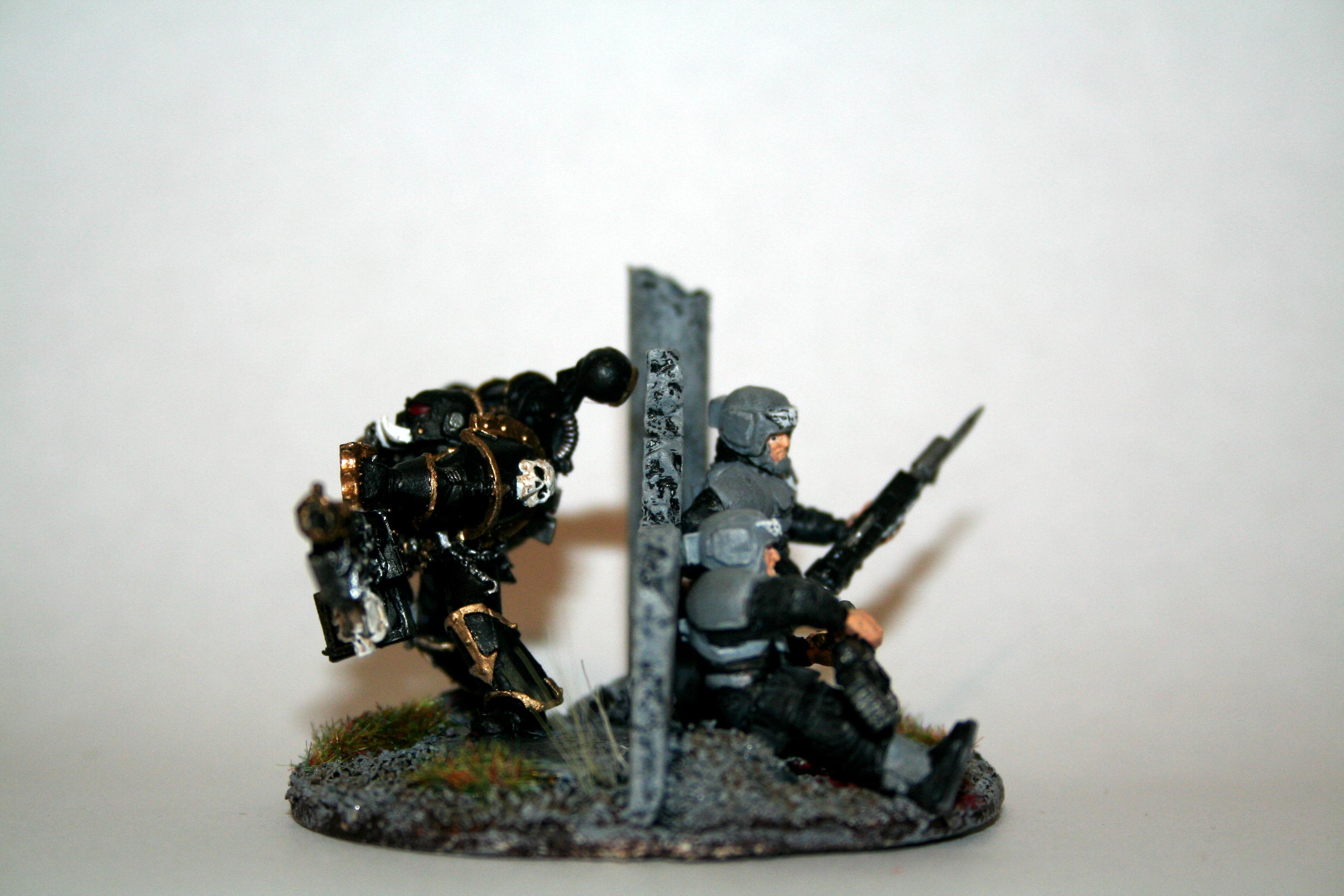 Chaos, Diorama, Imperial Guard, Marker