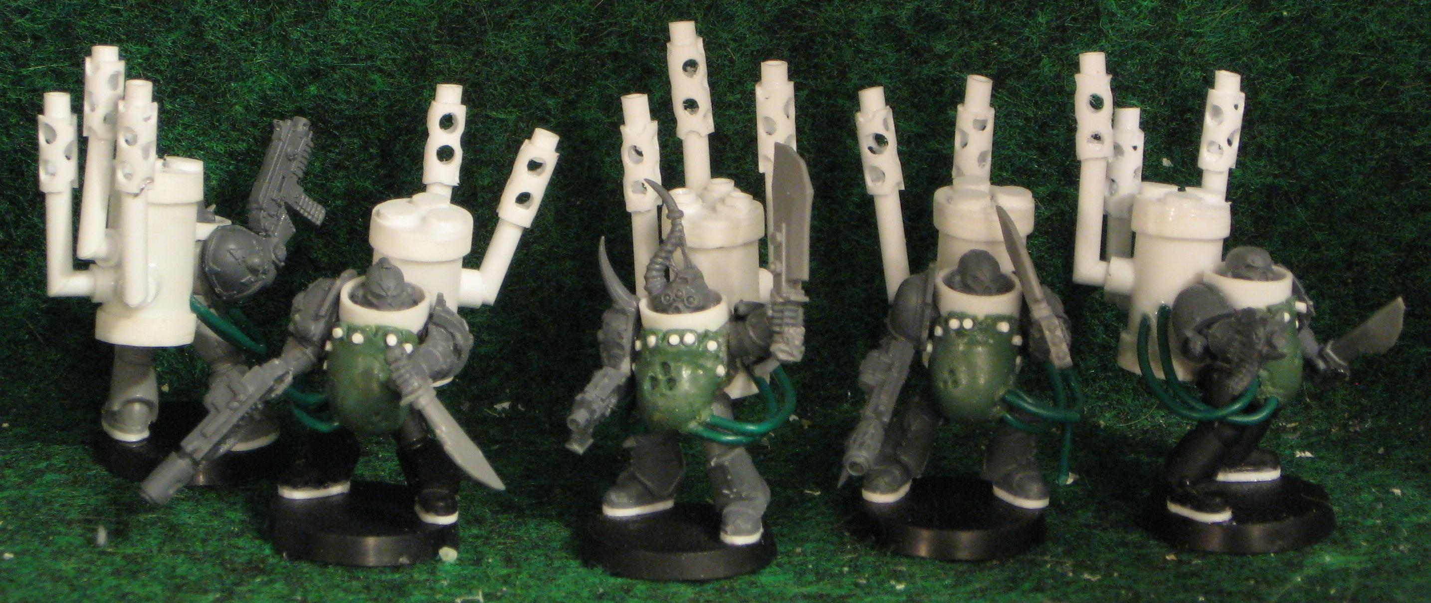 Chaos Space Marines, Conversion, Nurgle, Plague Marines