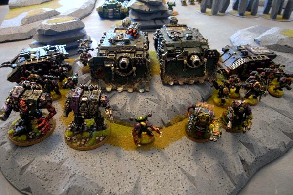 Battle Report, Chaos Space Marines, Nurgle, Squats, Warhammer 40,000