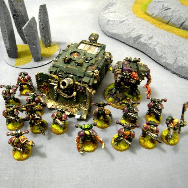 Battle Report, Chaos Space Marines, Nurgle, Slaanesh, Warhammer 40,000