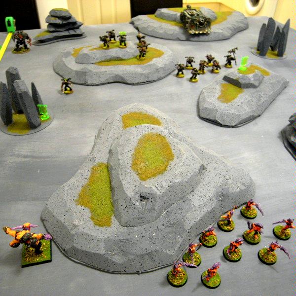 Battle Report, Chaos Space Marines, Nurgle, Slaanesh, Warhammer 40,000