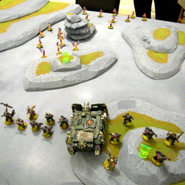 Battle Report, Chaos Space Marines, Nurgle, Slaanesh, Warhammer 40,000