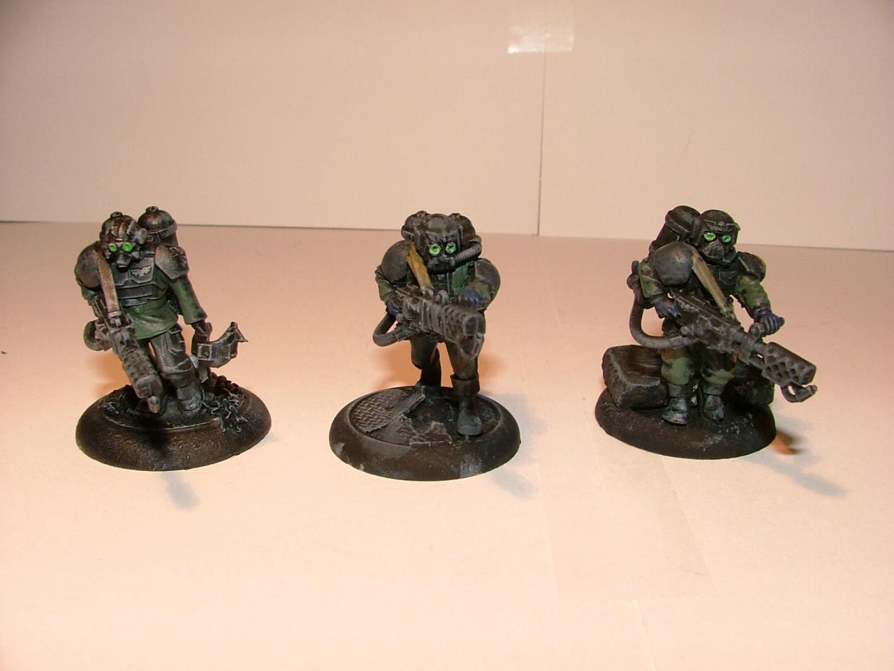 Cadians, Flamer, Gas Mask, Imperial Guard, Work In Progress