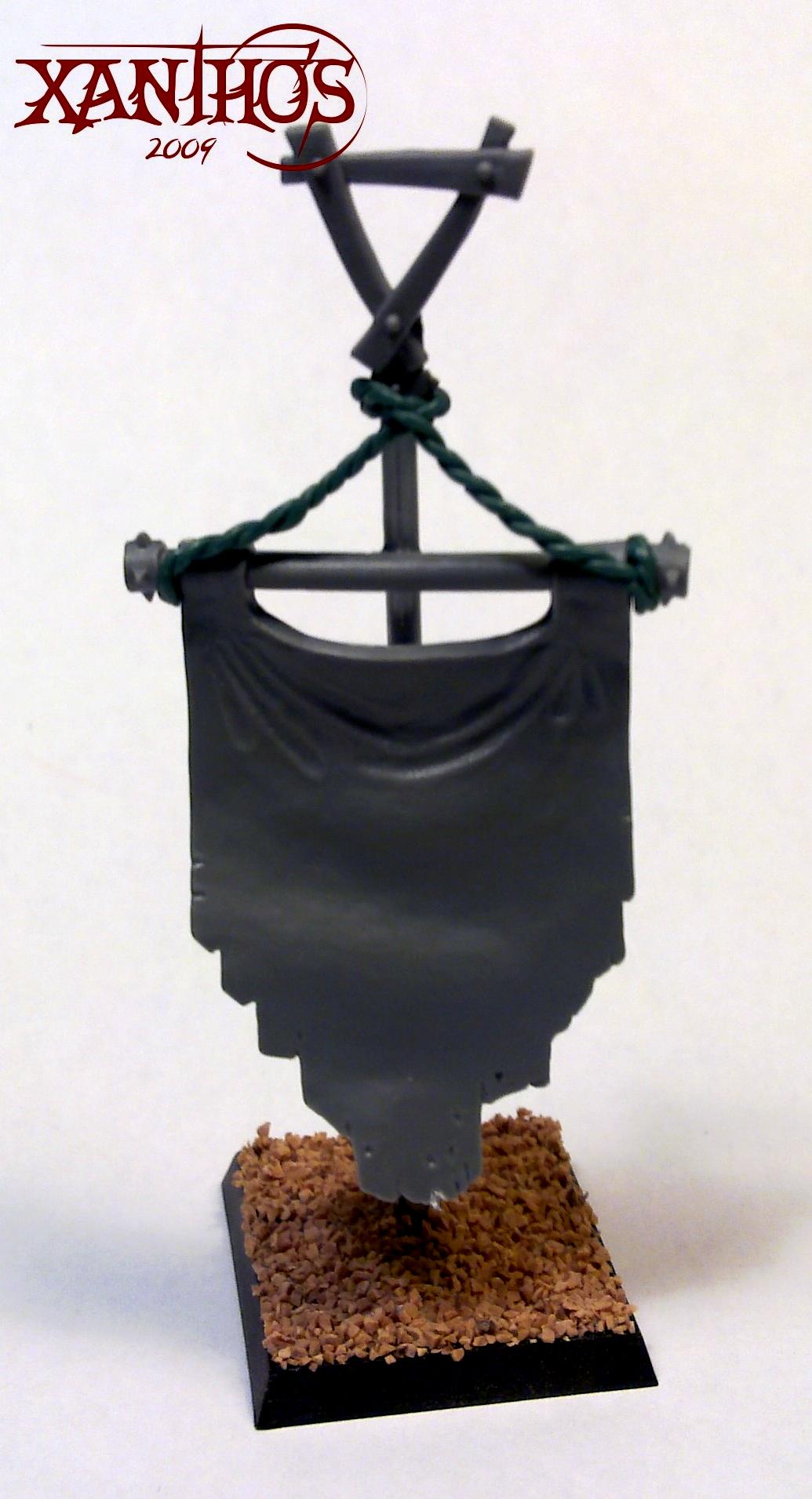 Banner, Objective Marker, Rope, Skaven, Standard, Work In Progress