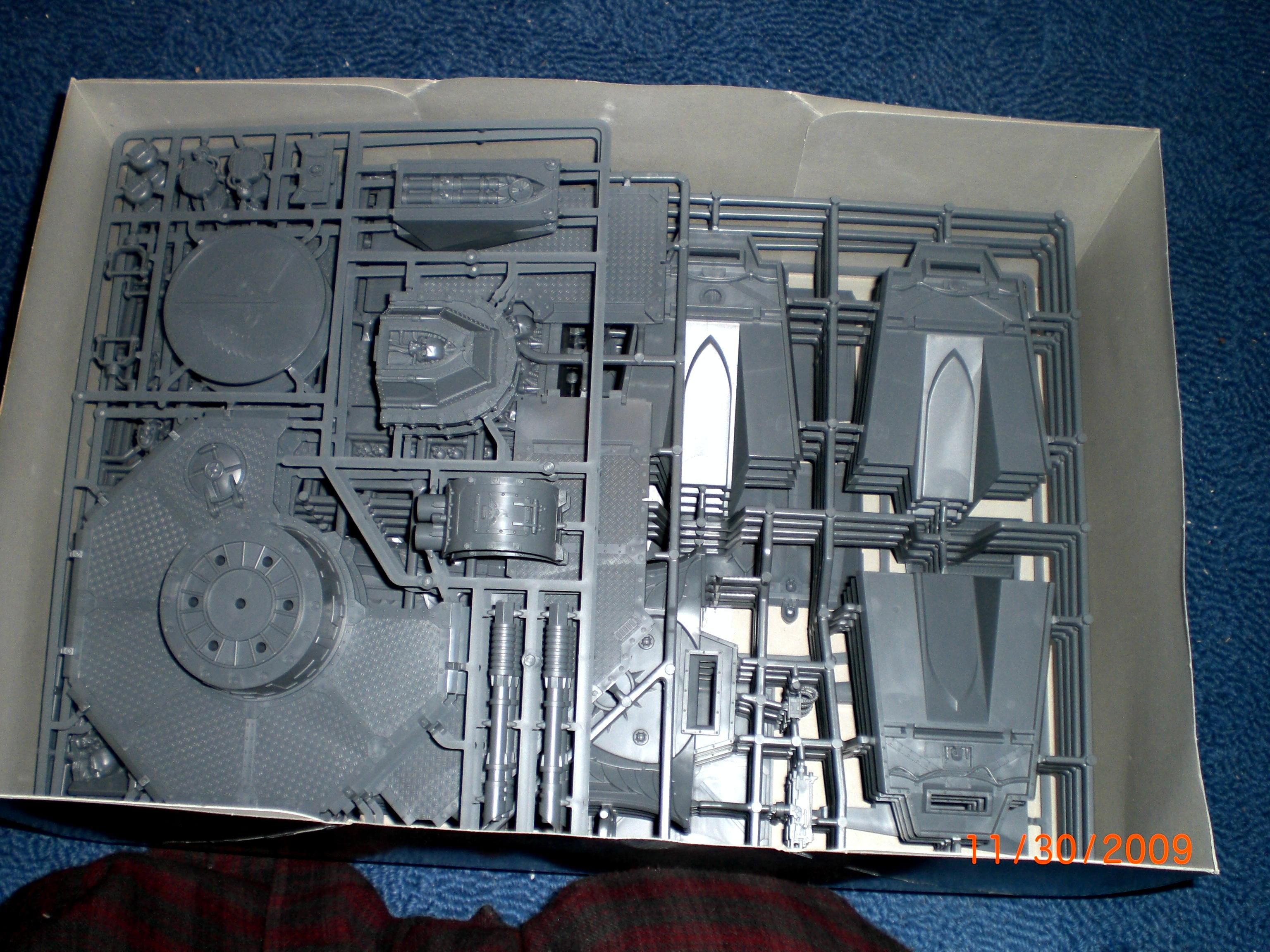 sprues in box