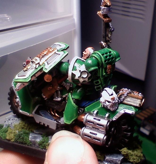 Aurora Captain, Aurora Chapter, Bike, Captain, Relic Blade, Space Marines, Storm Shield
