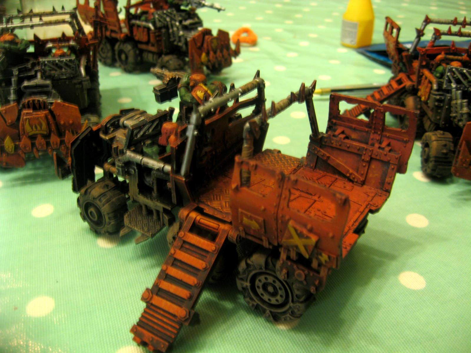 Evil Suns, Fast, Mech Orks, More Dakka, Orks, Red